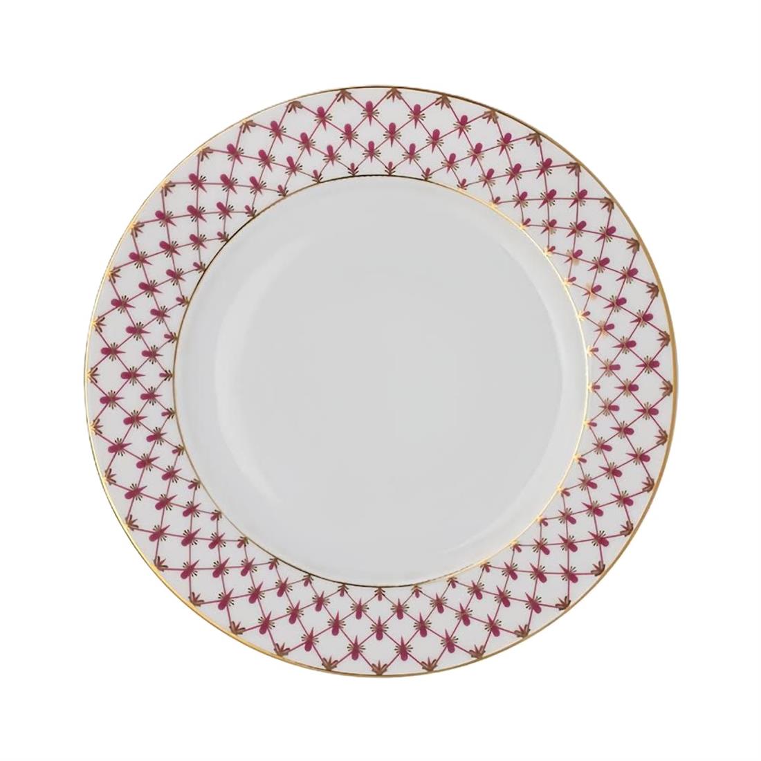 IMPERIAL PORCELAIN Pasta Tabağı 21,5 cm Net-blues Pembe