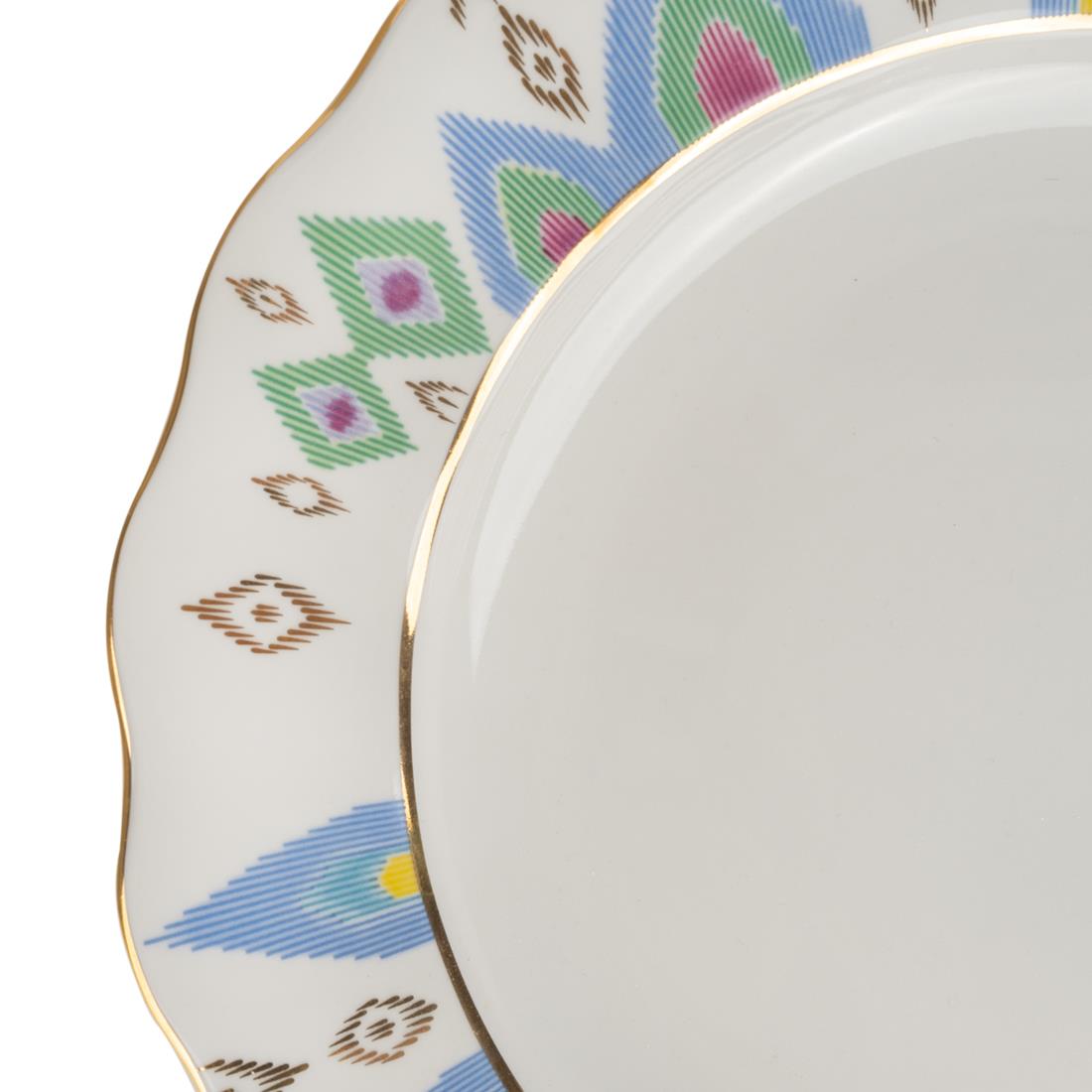 IMPERIAL PORCELAIN Yemek Servis Tabağı 27 cm Peacock Feather