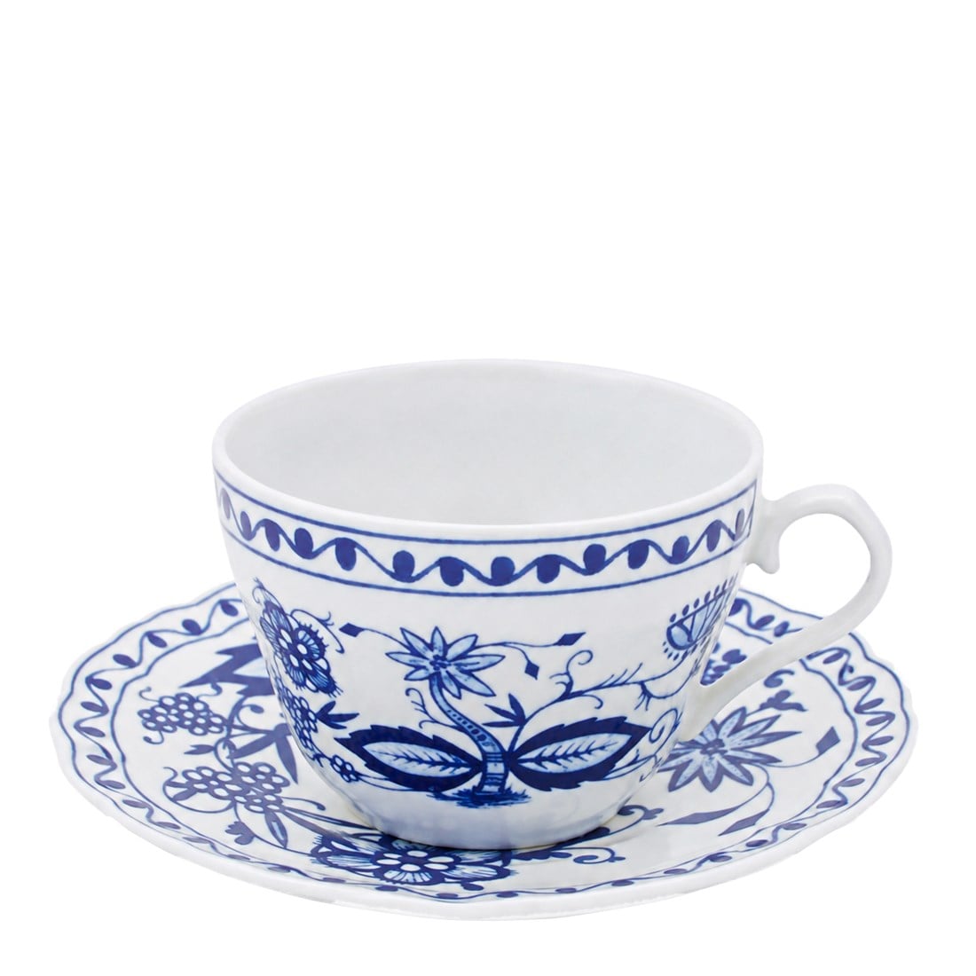KAHLA Soğan Desenli Kahve Fincanı 180ml & Kahve Tabağı 15cm
