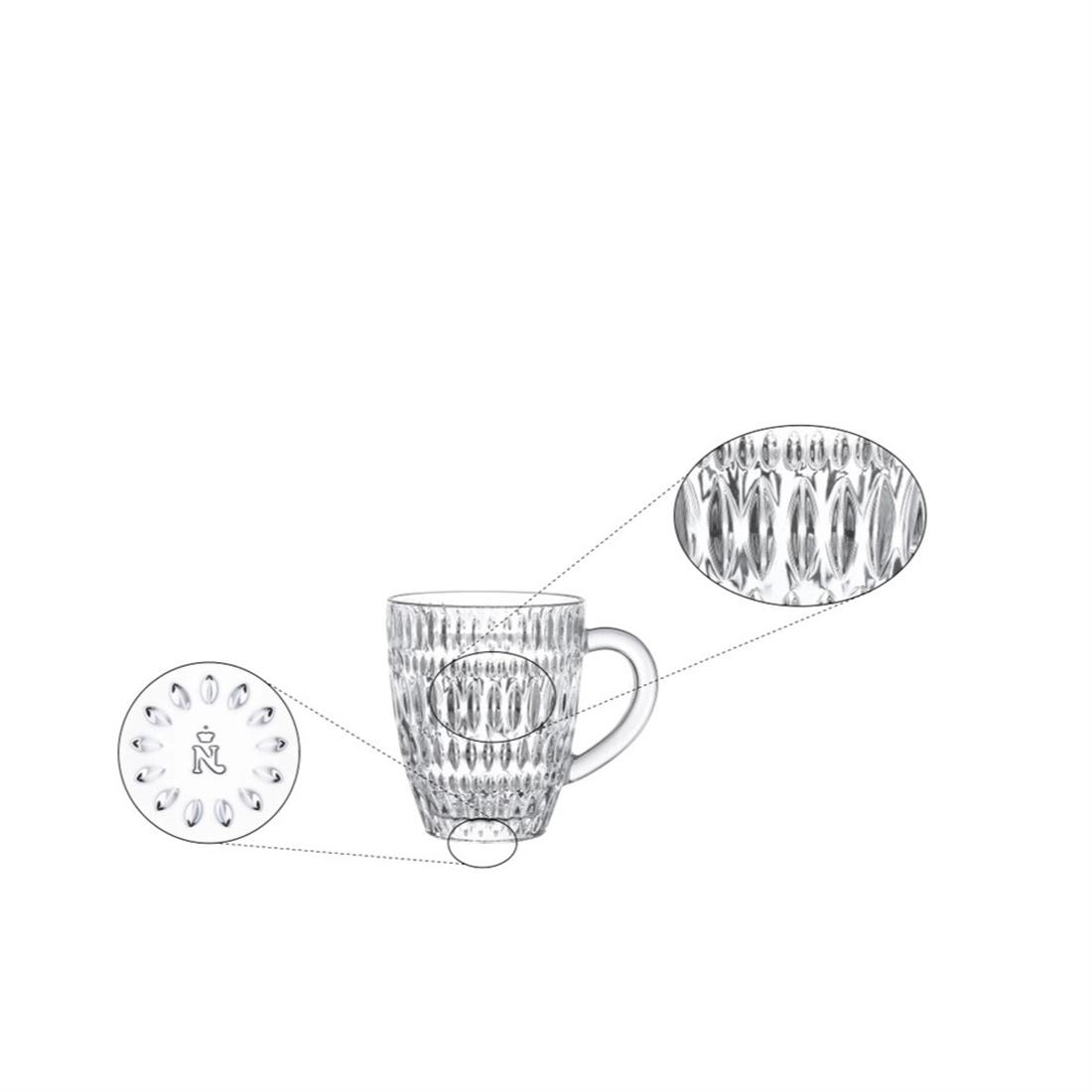 NACHTMANN 2li Mug Ethno Şeffaf