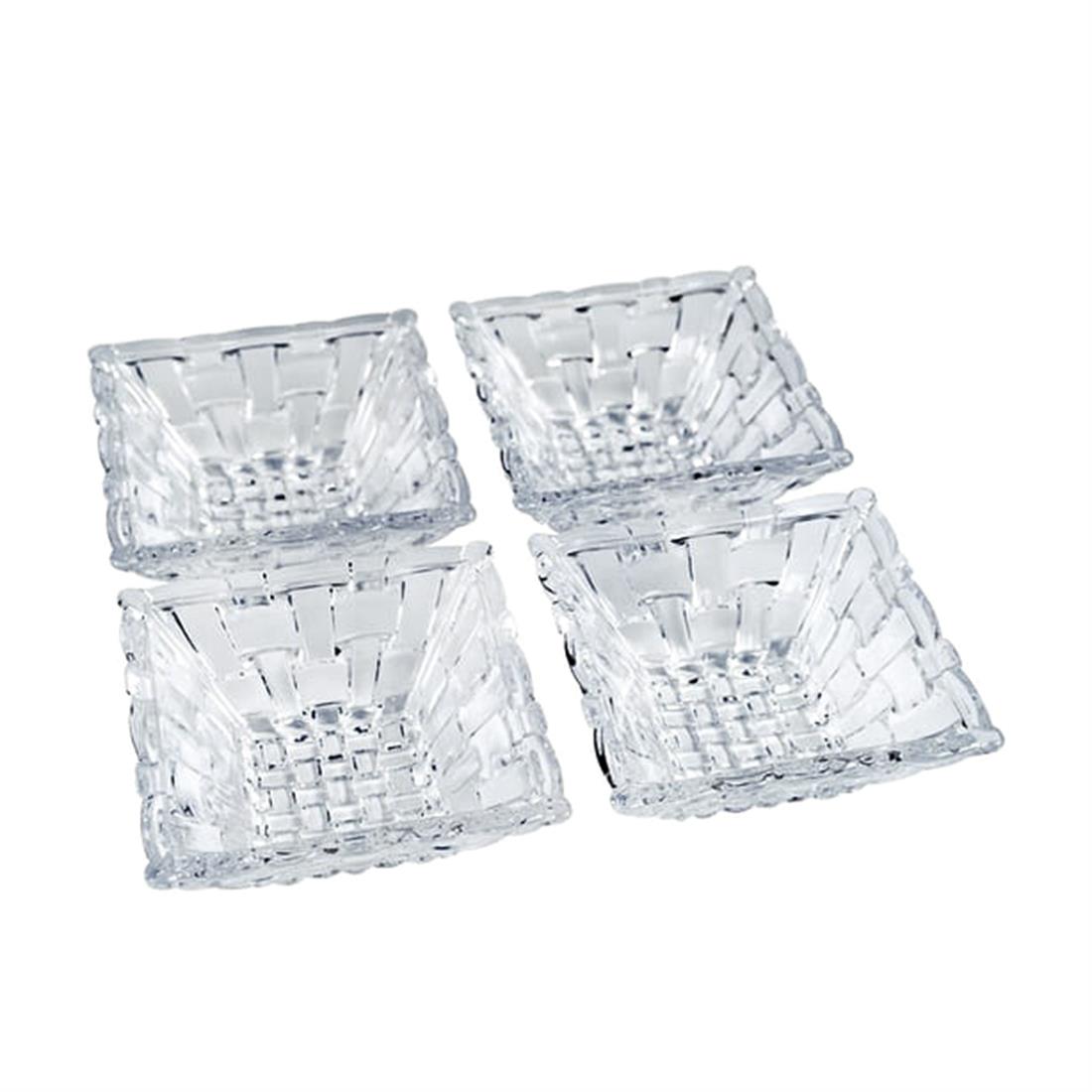NACHTMANN Square Bowl 8.5 cm Set of 4 Bossa Nova