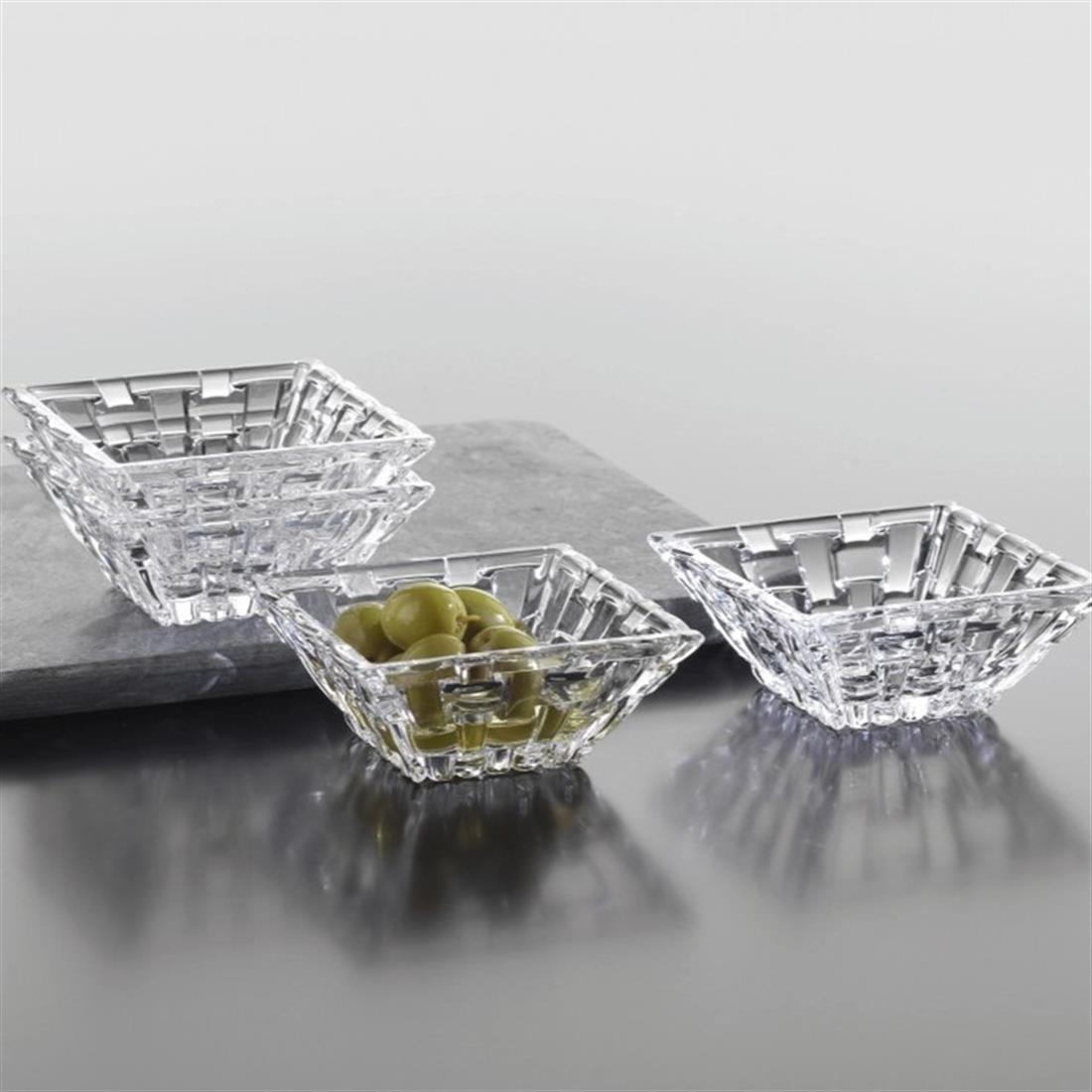 NACHTMANN Square Bowl 8.5 cm Set of 4 Bossa Nova