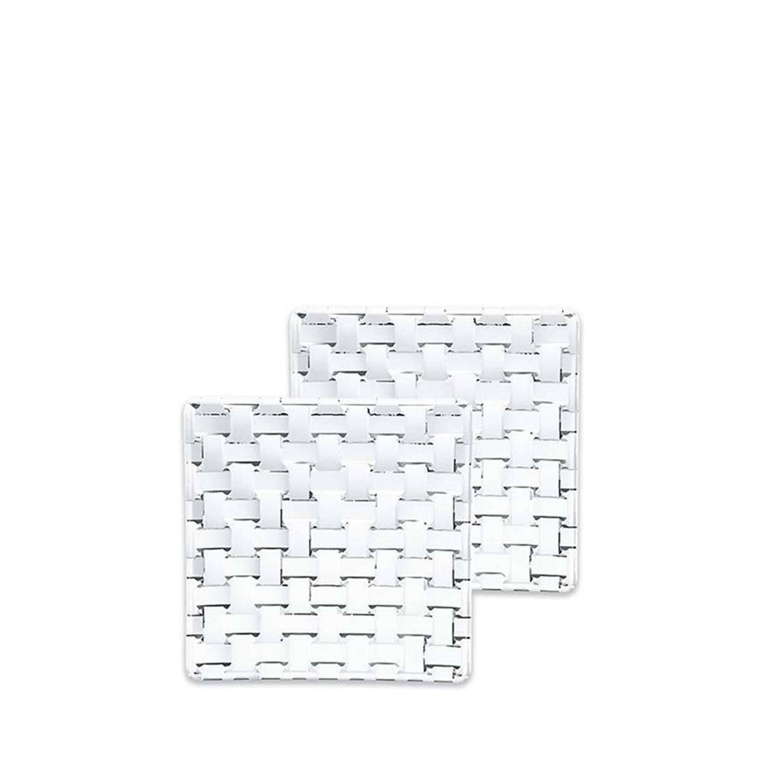 NACHTMANN Kare Tabak 14cm 2li Set Bossa Nova Şeffaf