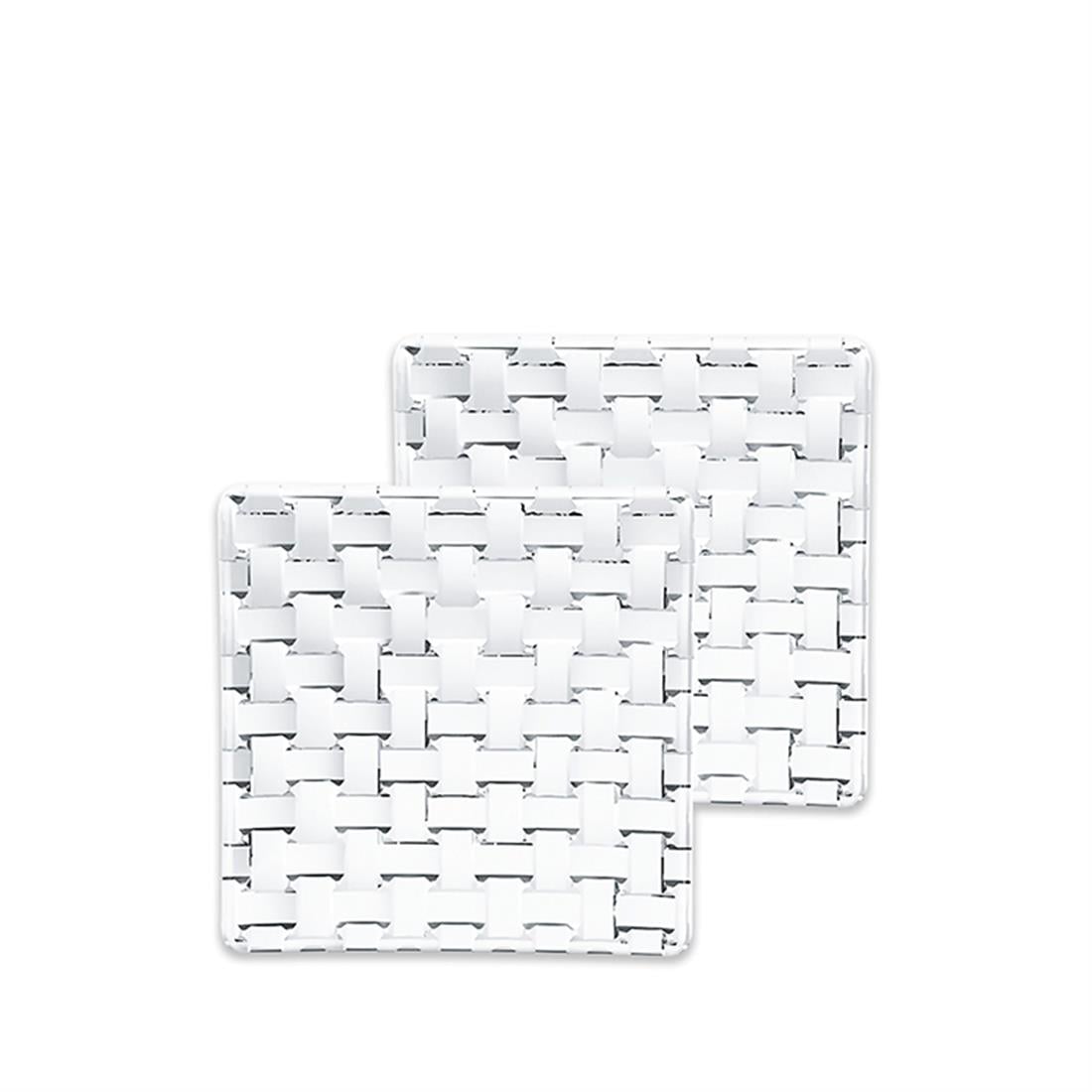 NACHTMANN Kare Tabak 21cm 2li Set Bossa Nova Şeffaf