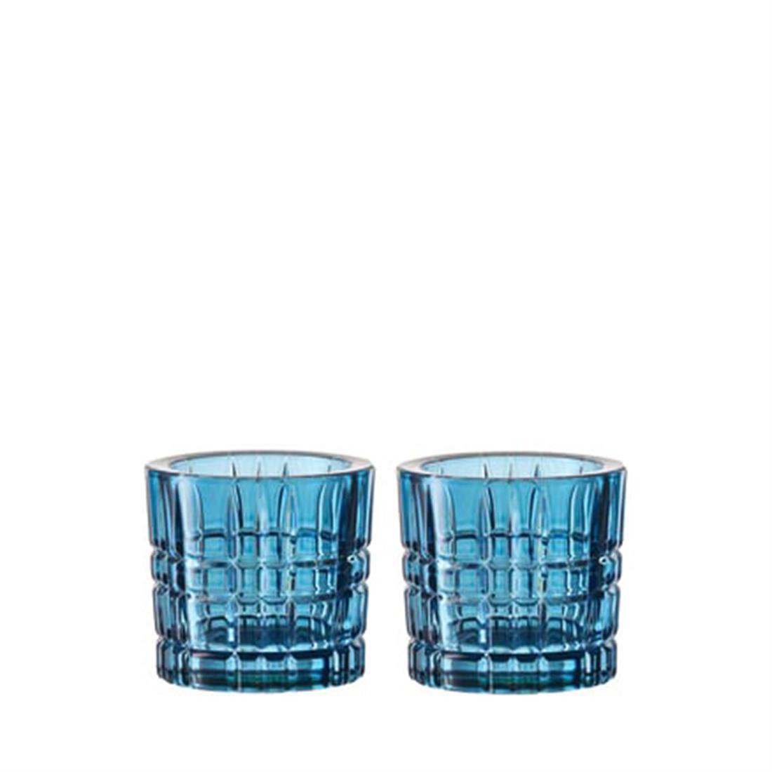 NACHTMANN Mumluk T-Light Blue Çiftli Square