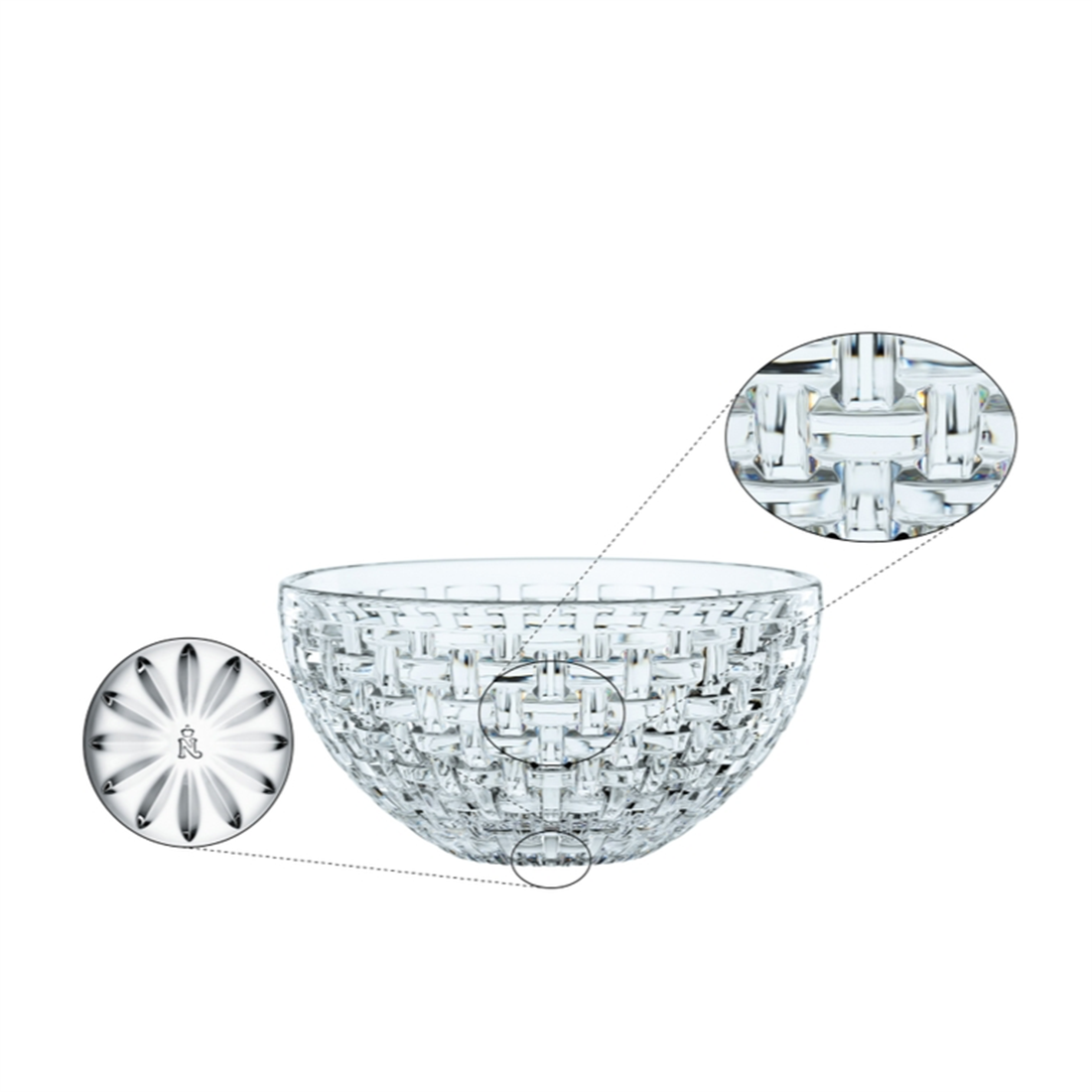 NACHTMANN Salata Kasesi 23cm  Bossa Nova Şeffaf