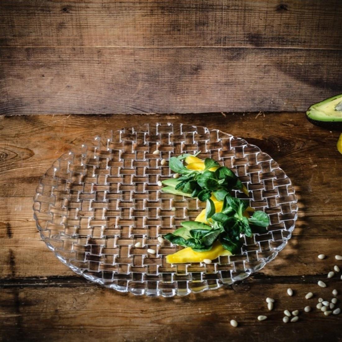 NACHTMANN Servis Tabağı 23cm 2li Set Bossa Nova Şeffaf