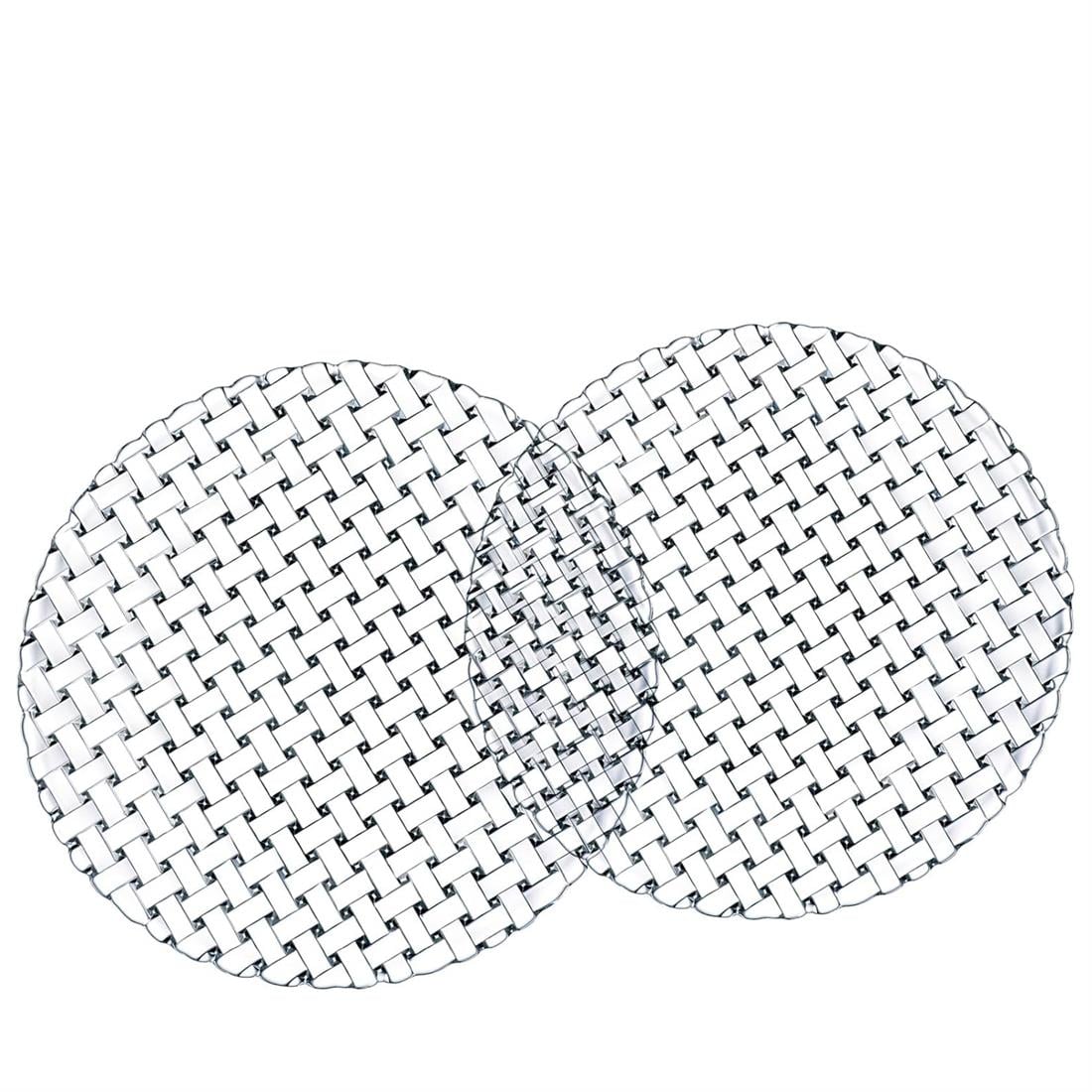 NACHTMANN Service Plate 32cm Set of 2 Bossa Nova Transparent