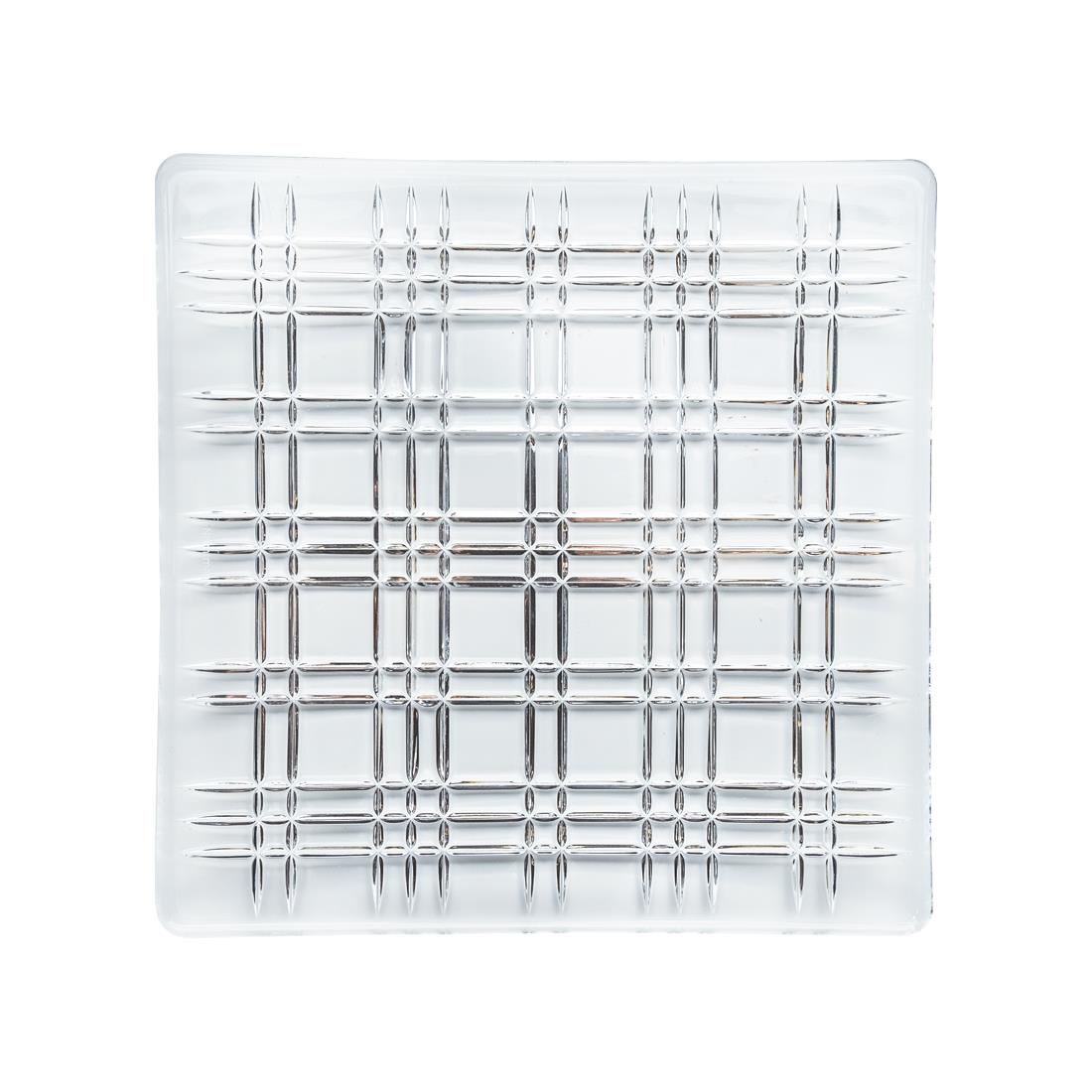 NACHTMANN Serving Plate Square 28cm Single Square Transparent