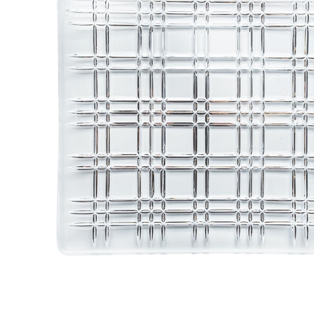 NACHTMANN Serving Plate Square 28cm Single Square Transparent