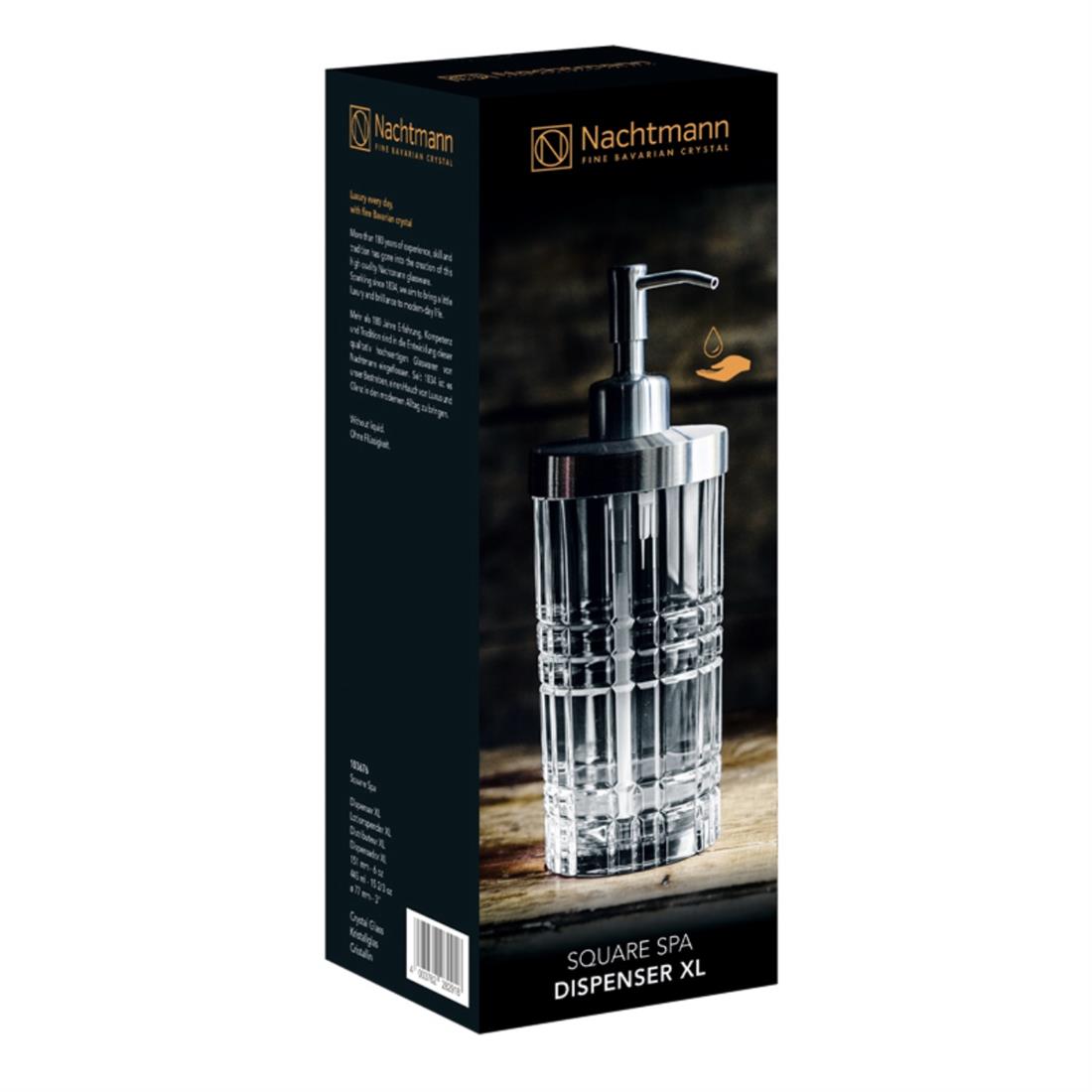 NACHTMANN Sıvı Sabunluk XL Tekli Square Şeffaf