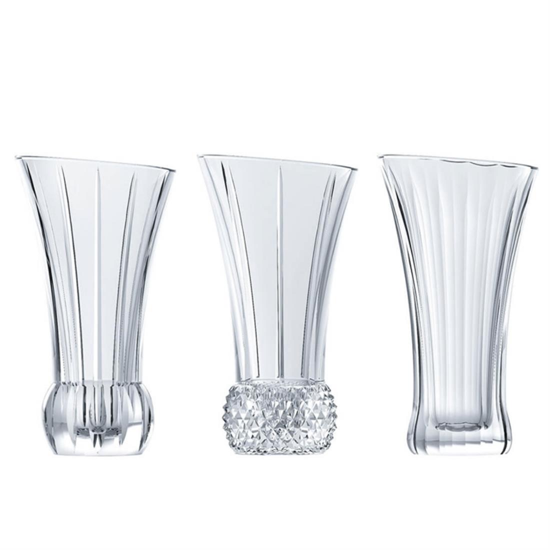 NACHTMANN Vase 13.5 cm Set of 3 Spring Transparent