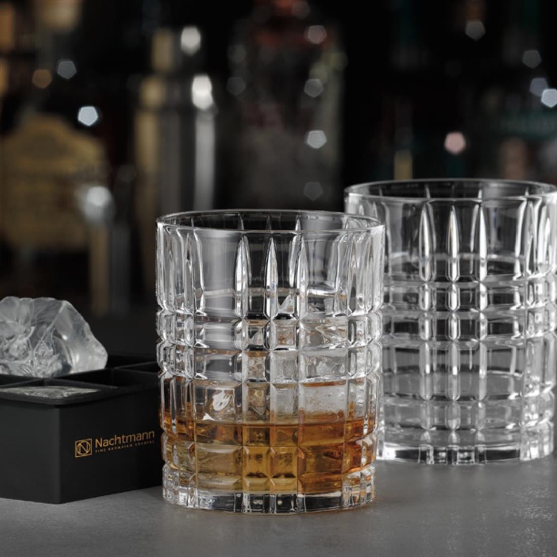 NACHTMANN Viski Bardağı Tekli Square Şeffaf