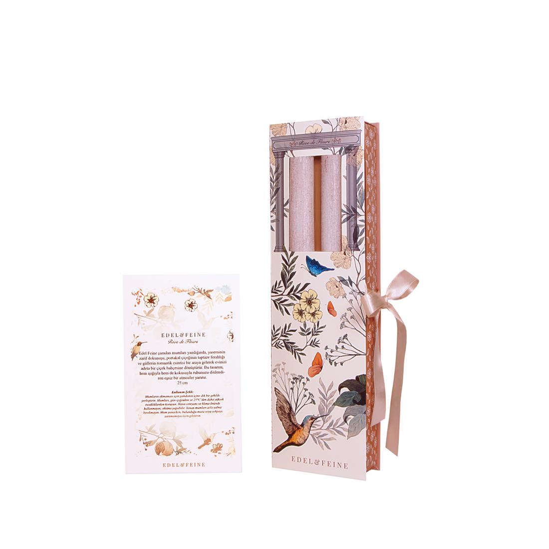 Rêve De Brillant 2lı Rose Mum Seti