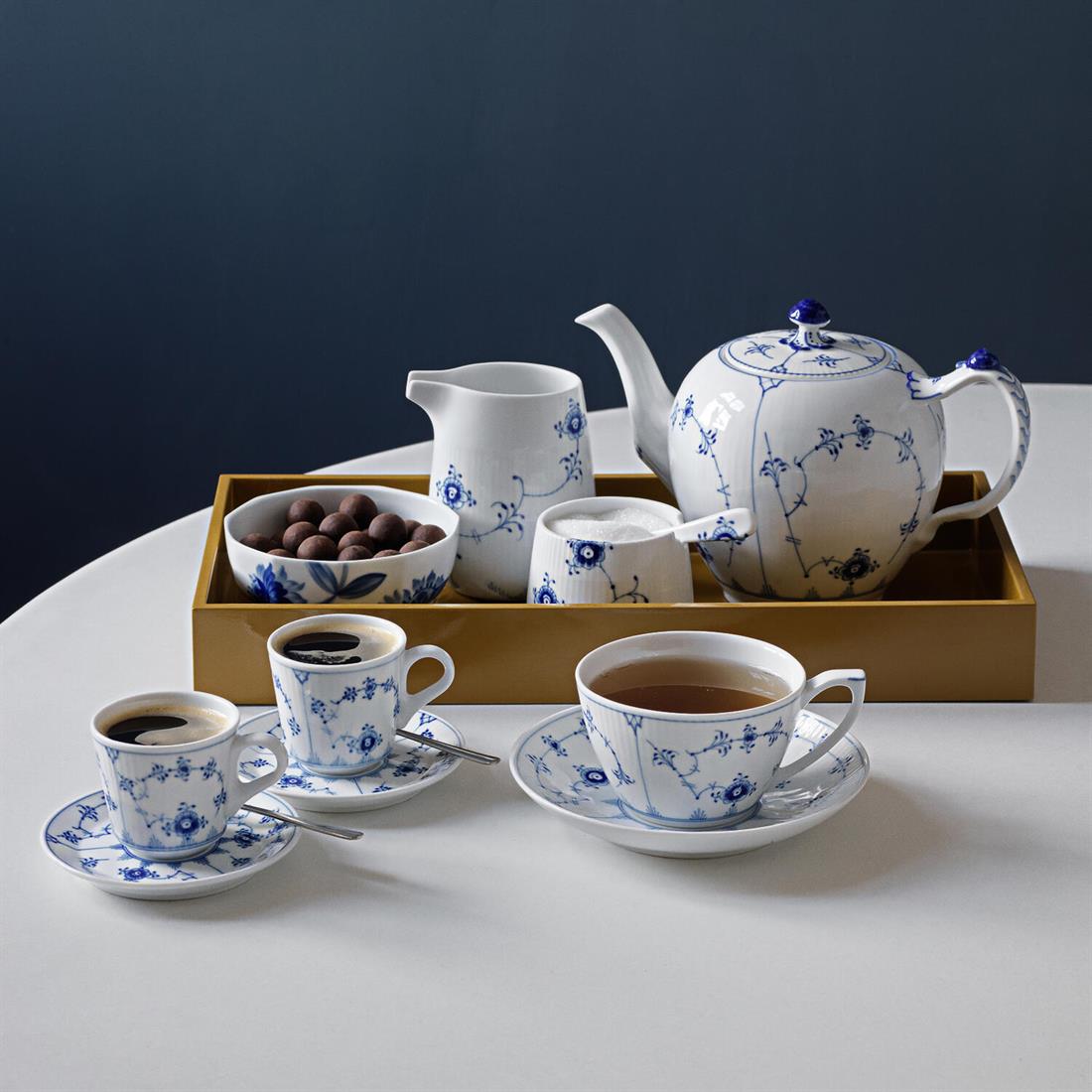 ROYAL COPENHAGEN Çay Fincanı 240 ml Blue Fluted Plain