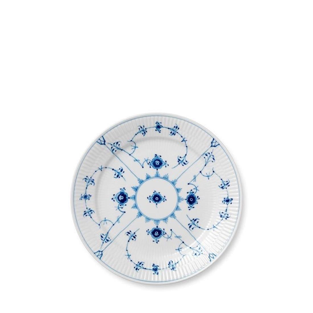 ROYAL COPENHAGEN Ekmek Tabağı 12 cm Blue Fluted Plain