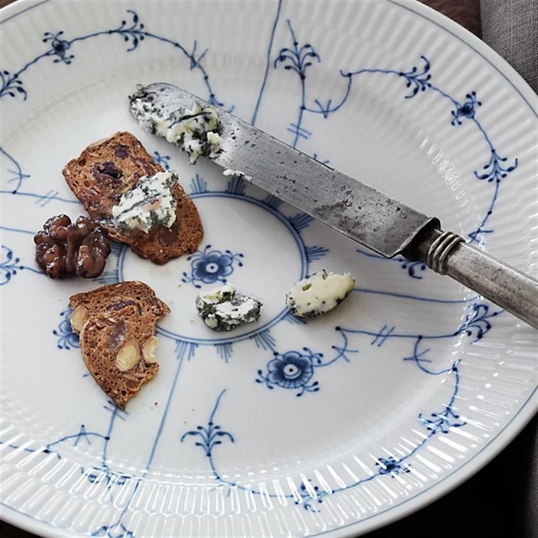 ROYAL COPENHAGEN Pasta Tabağı 19 cm Blue Fluted Plain