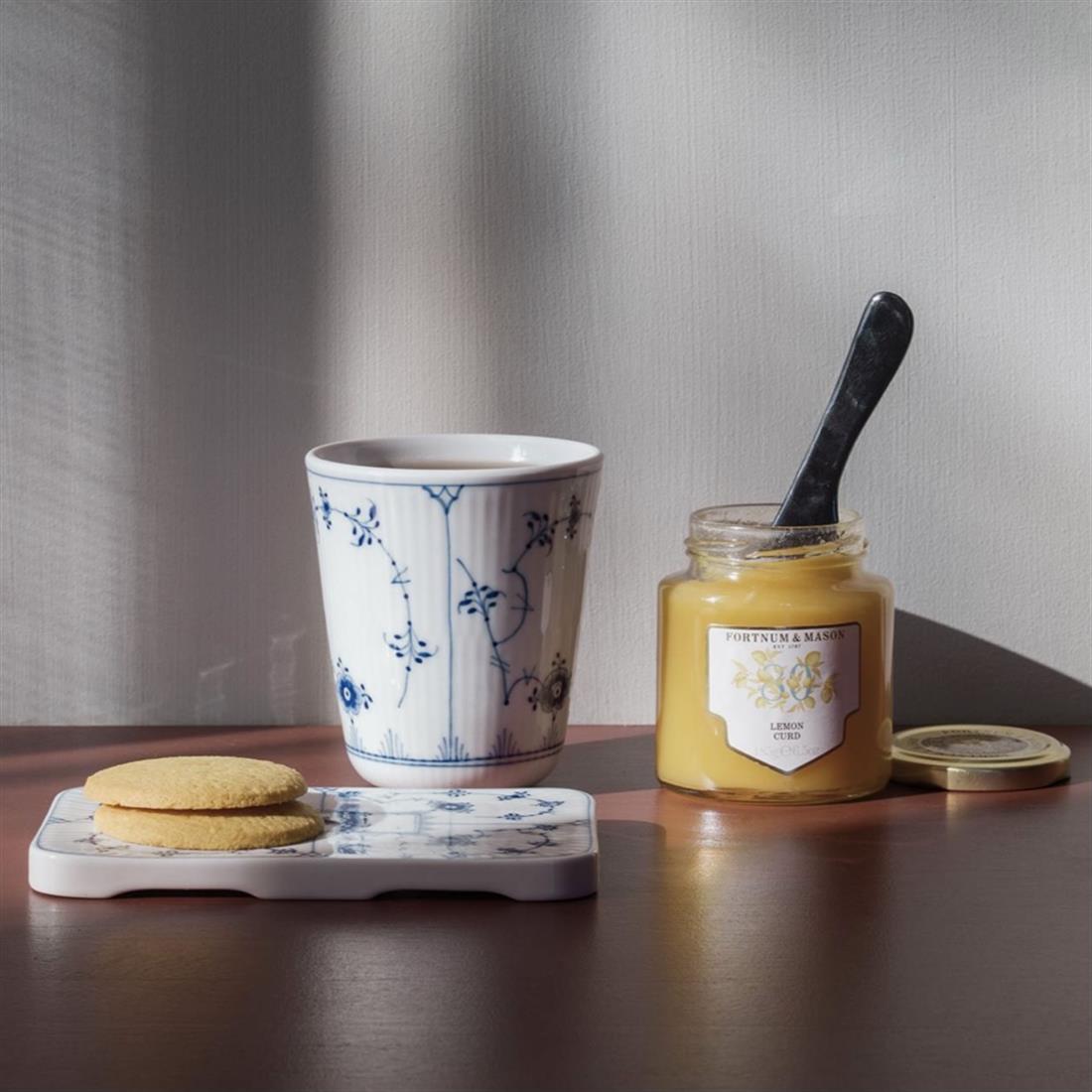 ROYAL COPENHAGEN Peynir Tabağı 15,5 cm Blue Fluted Plain