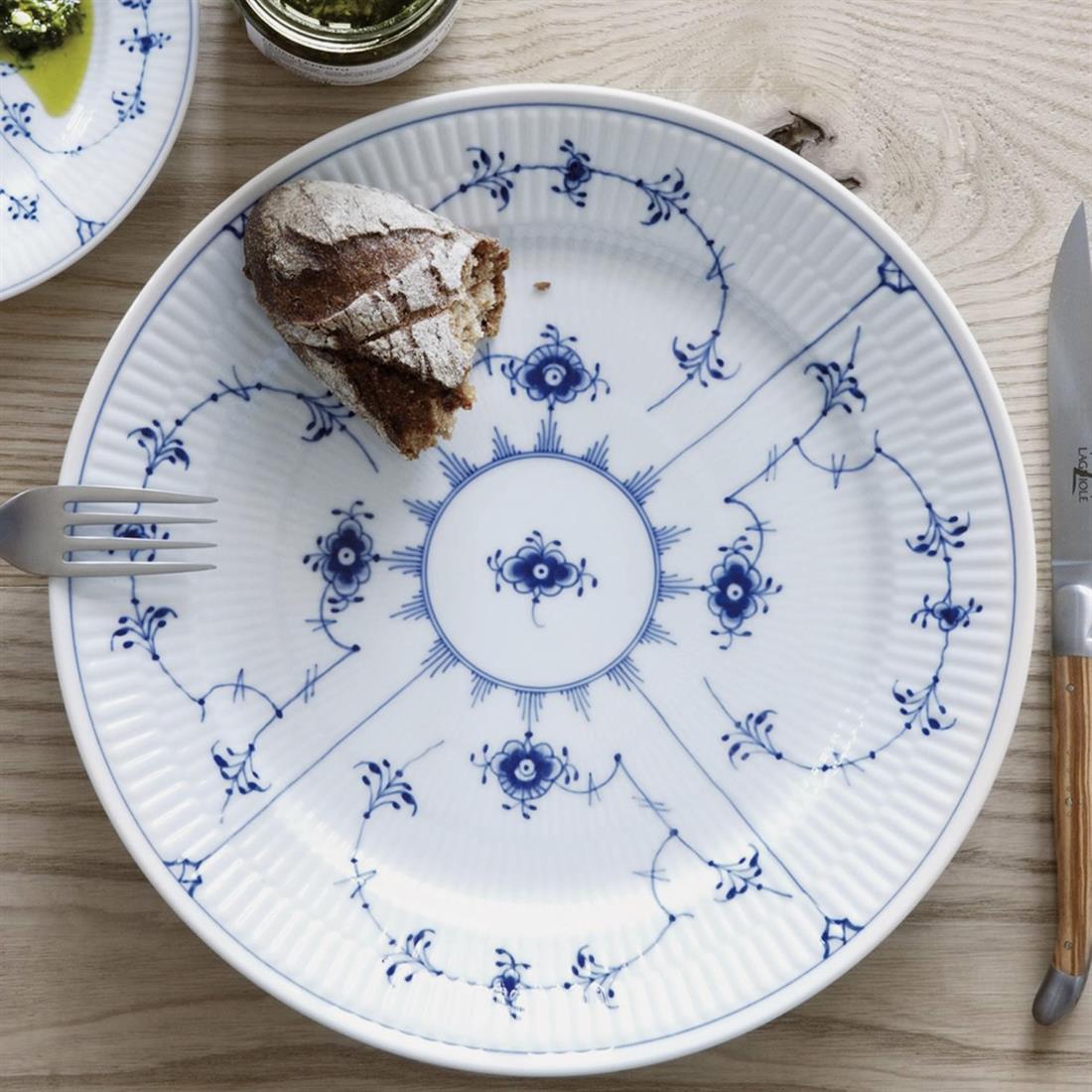 ROYAL COPENHAGEN Servis Tabağı 27 cm Blue Fluted Plain
