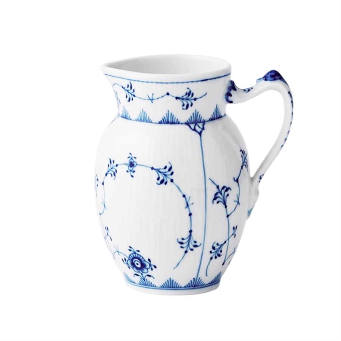 ROYAL COPENHAGEN Jug 900 ml Blue Fluted Plain
