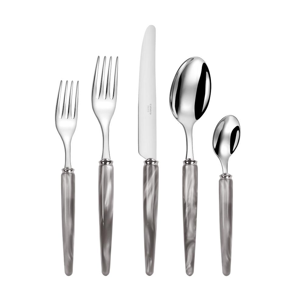 CAPDECO 30 Parça Set TANG Gri Sedef