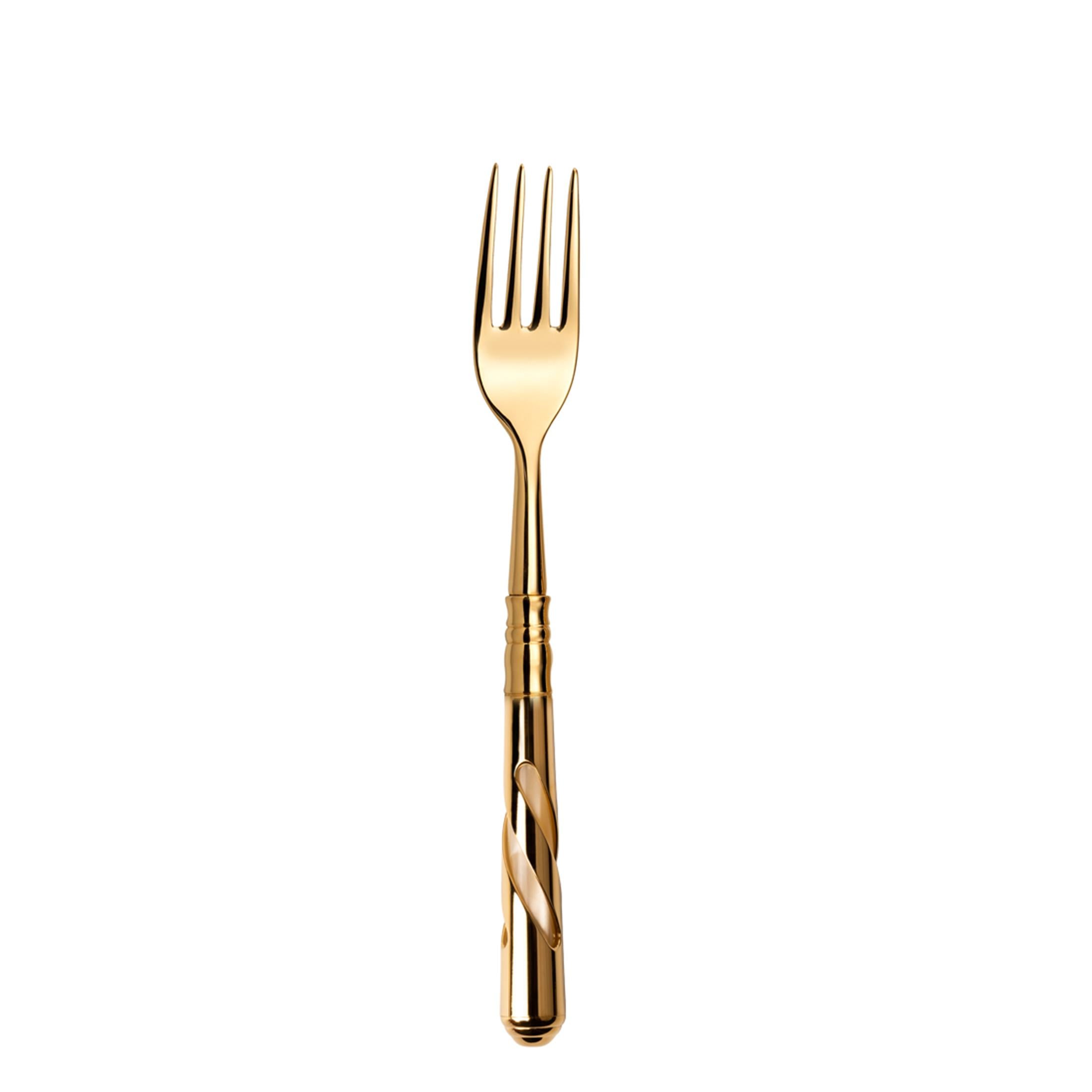 CAPDECO DINNER FORK ALTAIER GOLD Nacre Ivorie