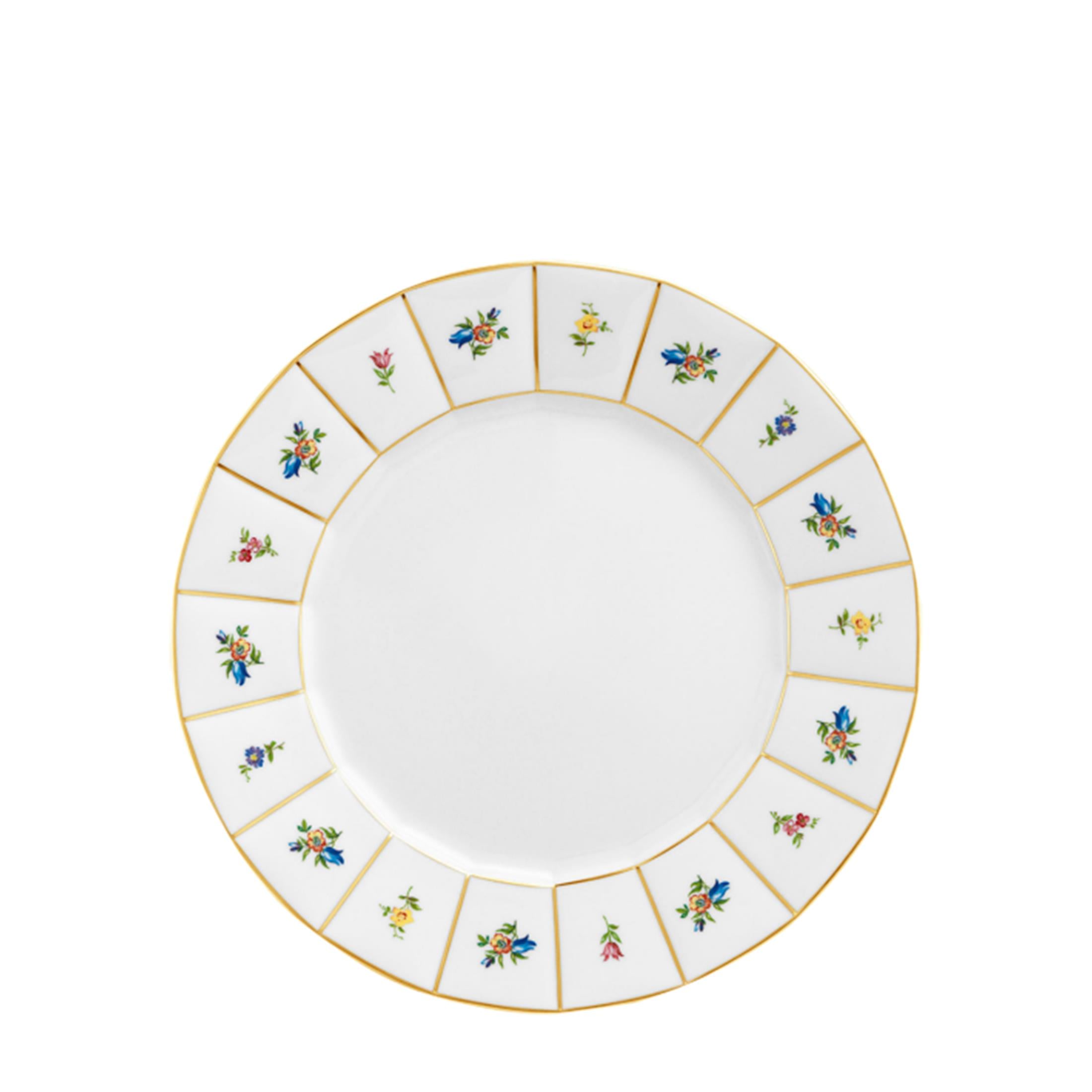 FURSTENBERG Savoury Service Plate 24,4cm GRECQUE MILLE FLEURS