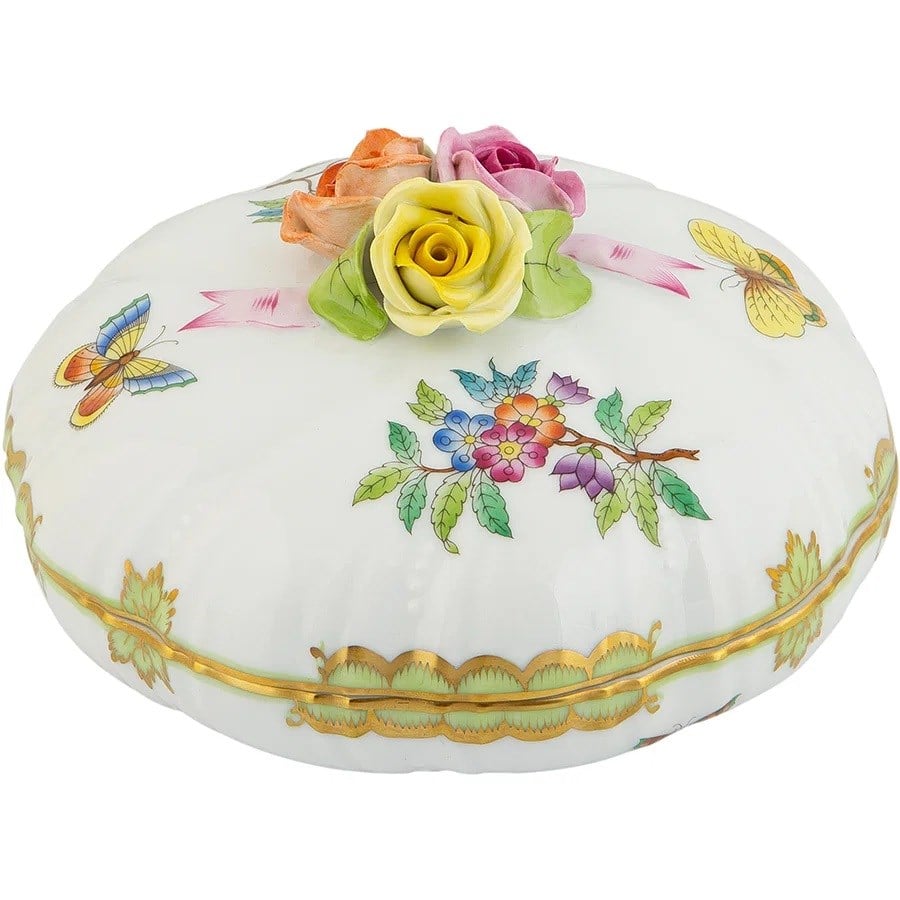 HEREND 17CM BONBONİYER QUEEN VİCTORİA
