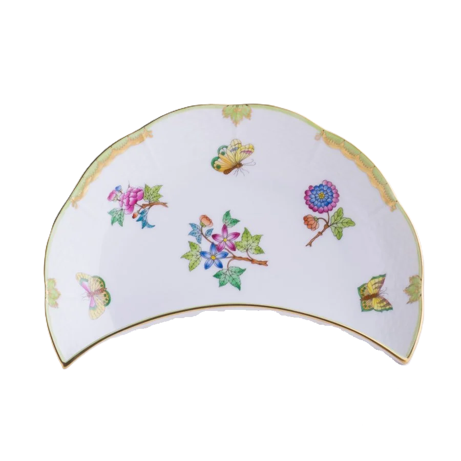 HEREND Ay Tabağı 20,5cm Queen Victoria Renkli