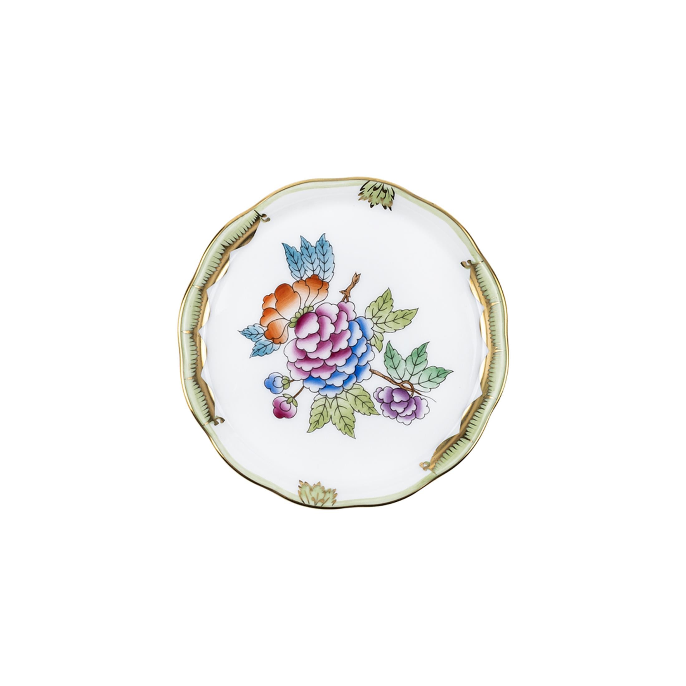HEREND Bardak Altlığı 10cm Queen Victoria Renkli