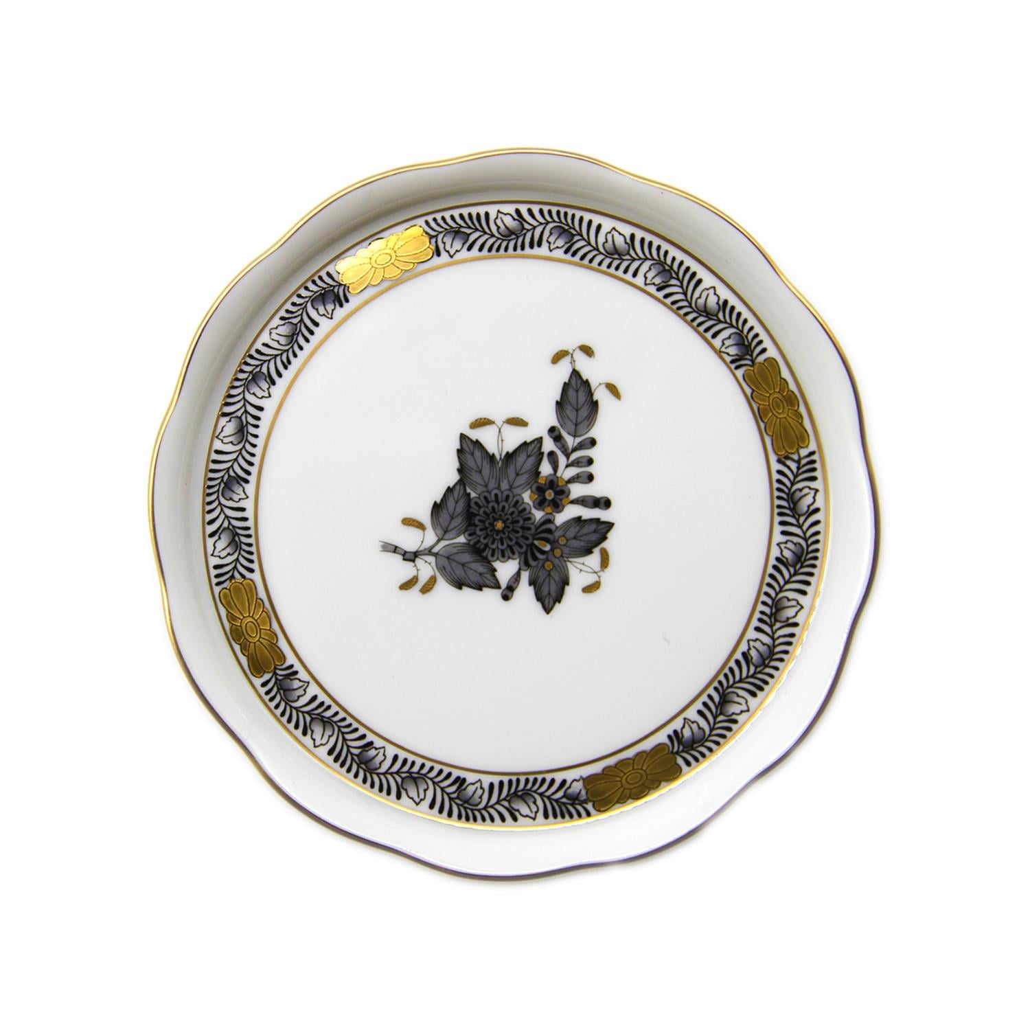 HEREND Bardak Altlığı 12cm Apponyi Siyah