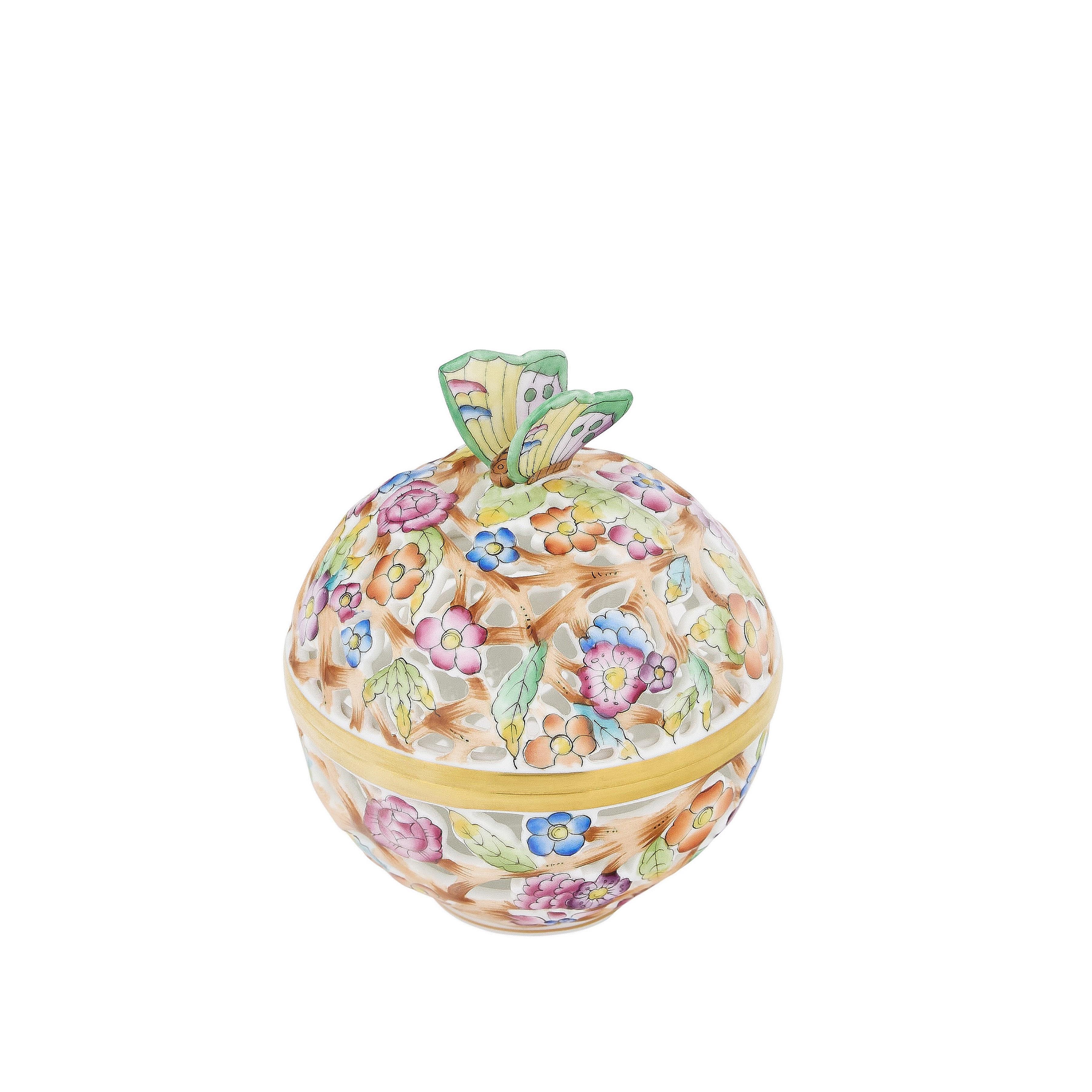 HEREND Bonboniyer 9cm C2 Renkli