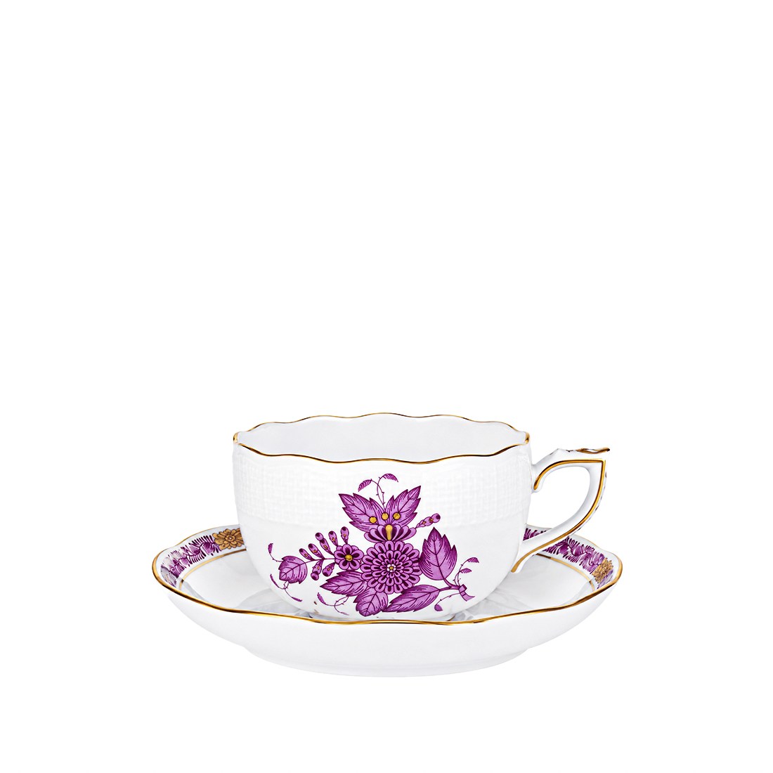 HEREND Çay Fincanı & Tabağı 200ml Apponyi Mor