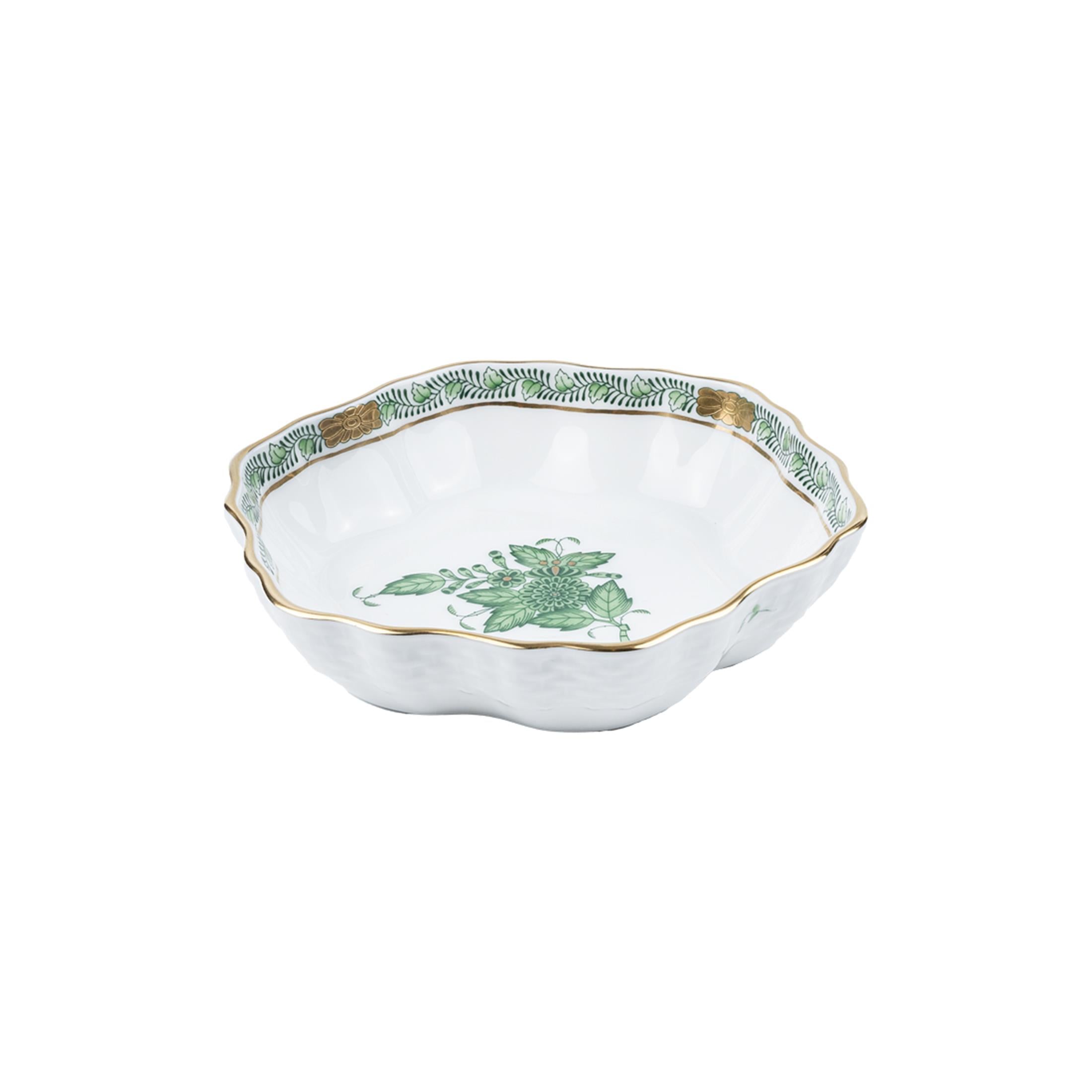 HEREND Çiçek Servislik Küçük 12,5cm Apponyi Yeşil