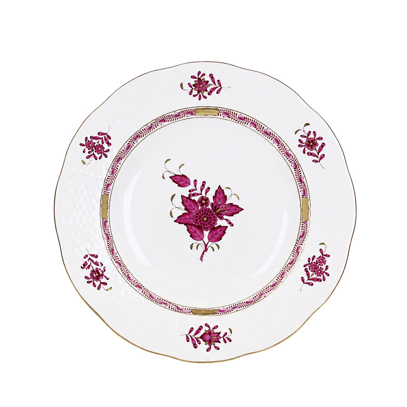 HEREND Pit Plate 23,5cm Apponyi Pink