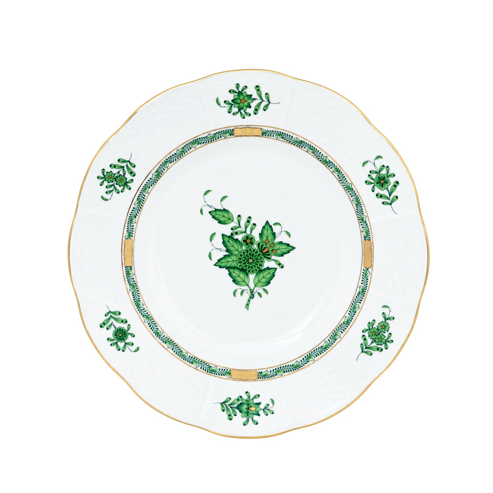 HEREND Çukur Tabağı 23,5cm Apponyi Yeşil