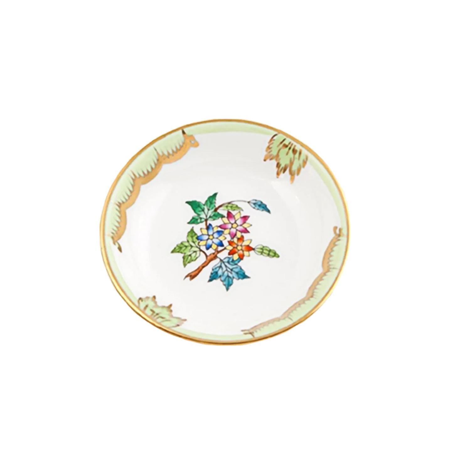 HEREND Küçük Lokumluk 9,5cm Queen Victoria Renkli