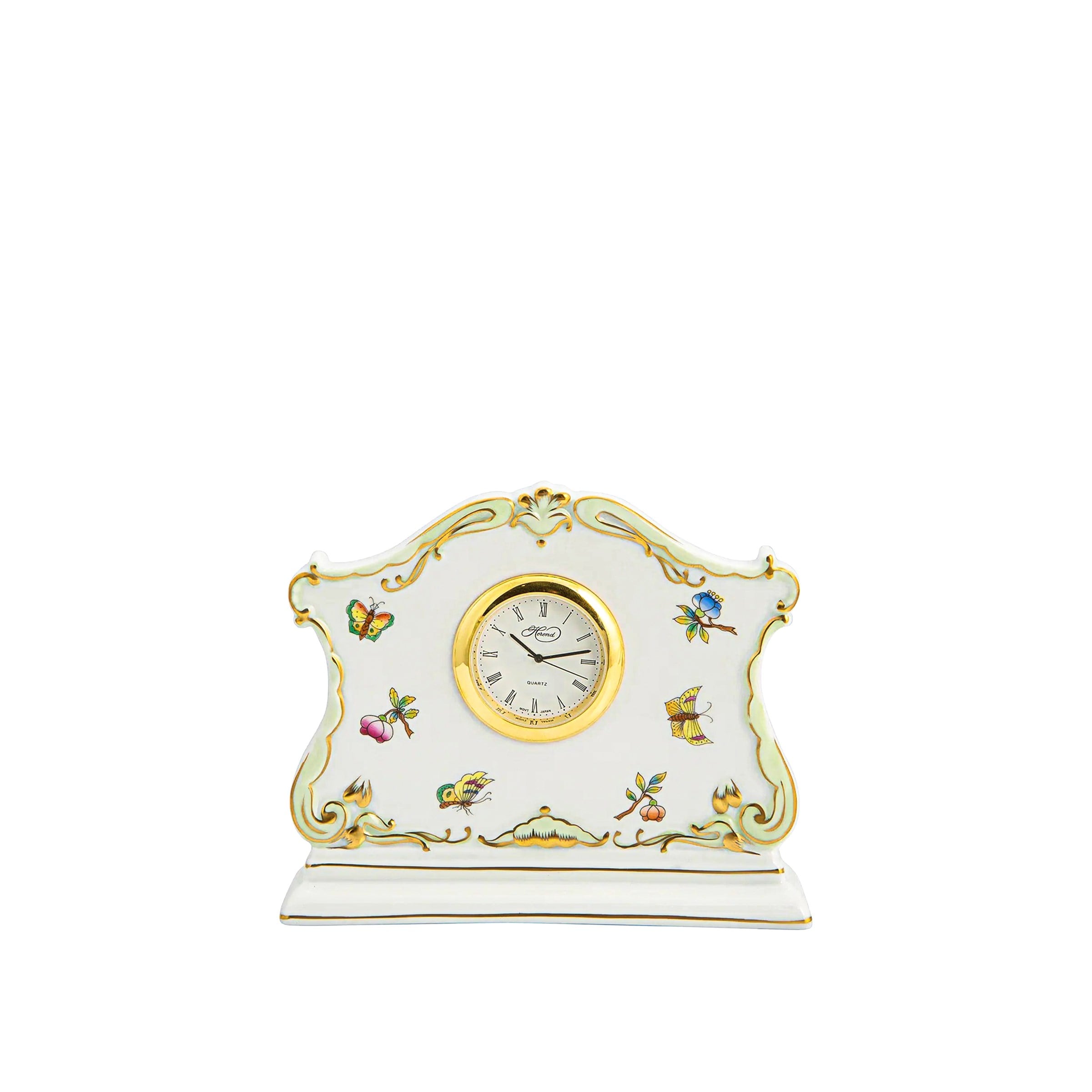 HEREND Masa Saati 11cm Queen Victoria Az Desenli