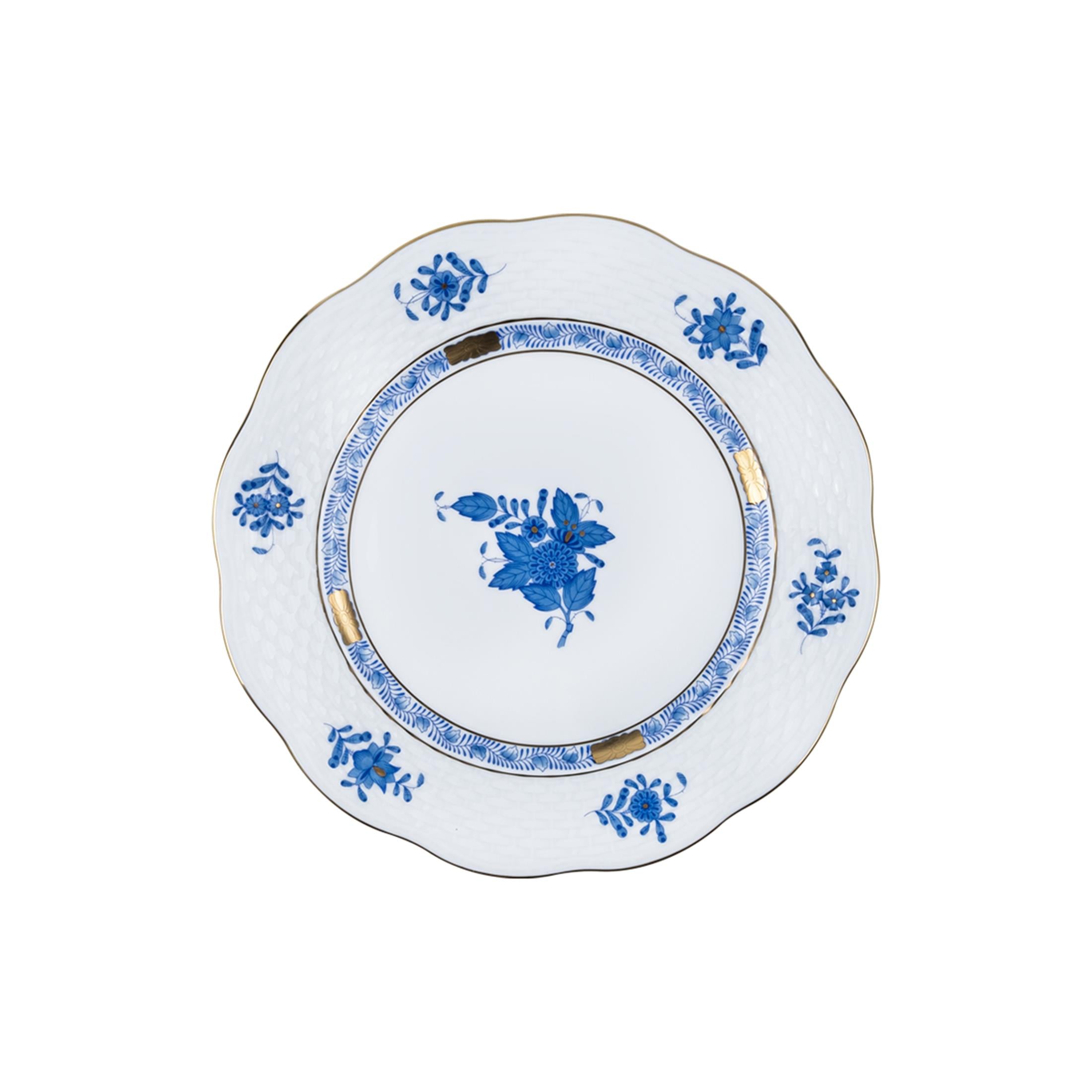 HEREND Pasta Tabağı 19cm Apponyi Mavi