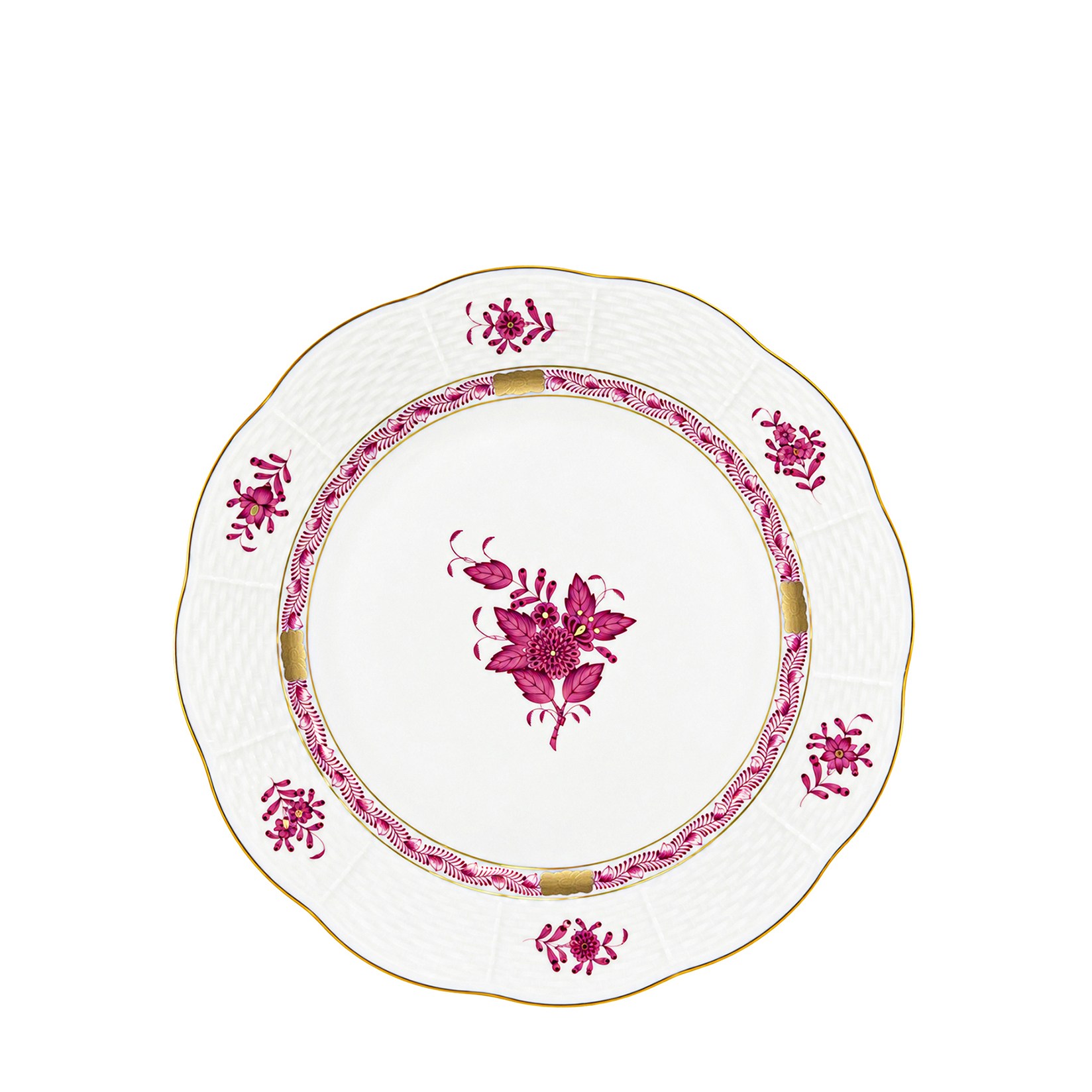 HEREND Pasta Tabağı 19cm Apponyi Pembe