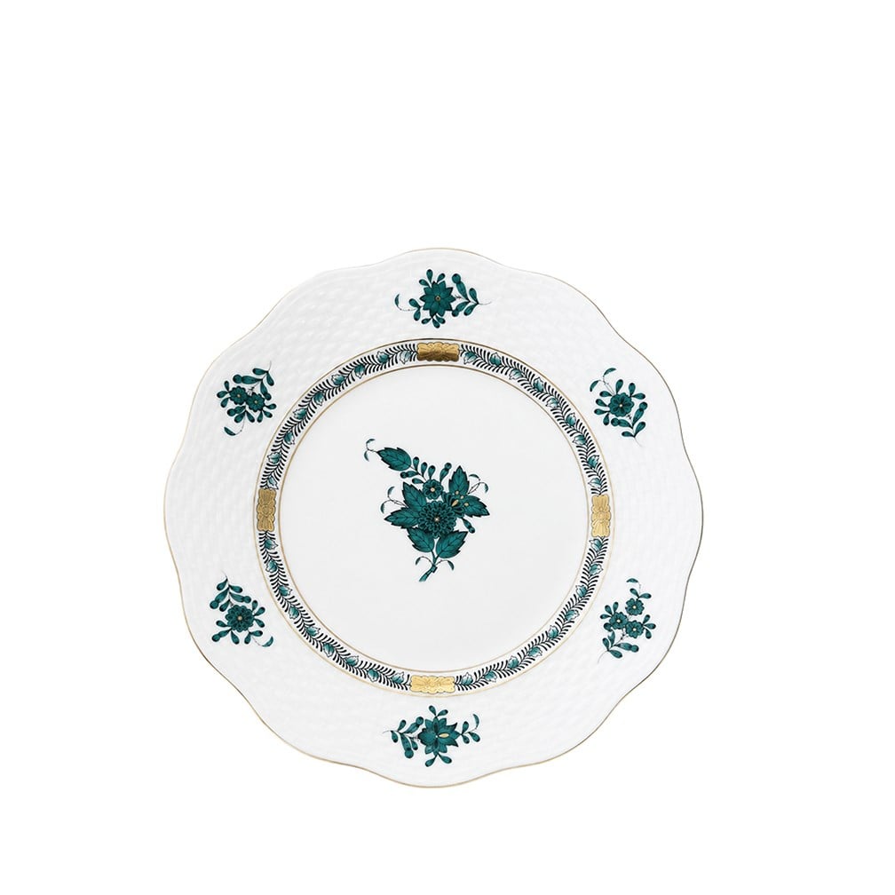 HEREND Pasta Tabağı 19cm Apponyi Petrol Mavisi