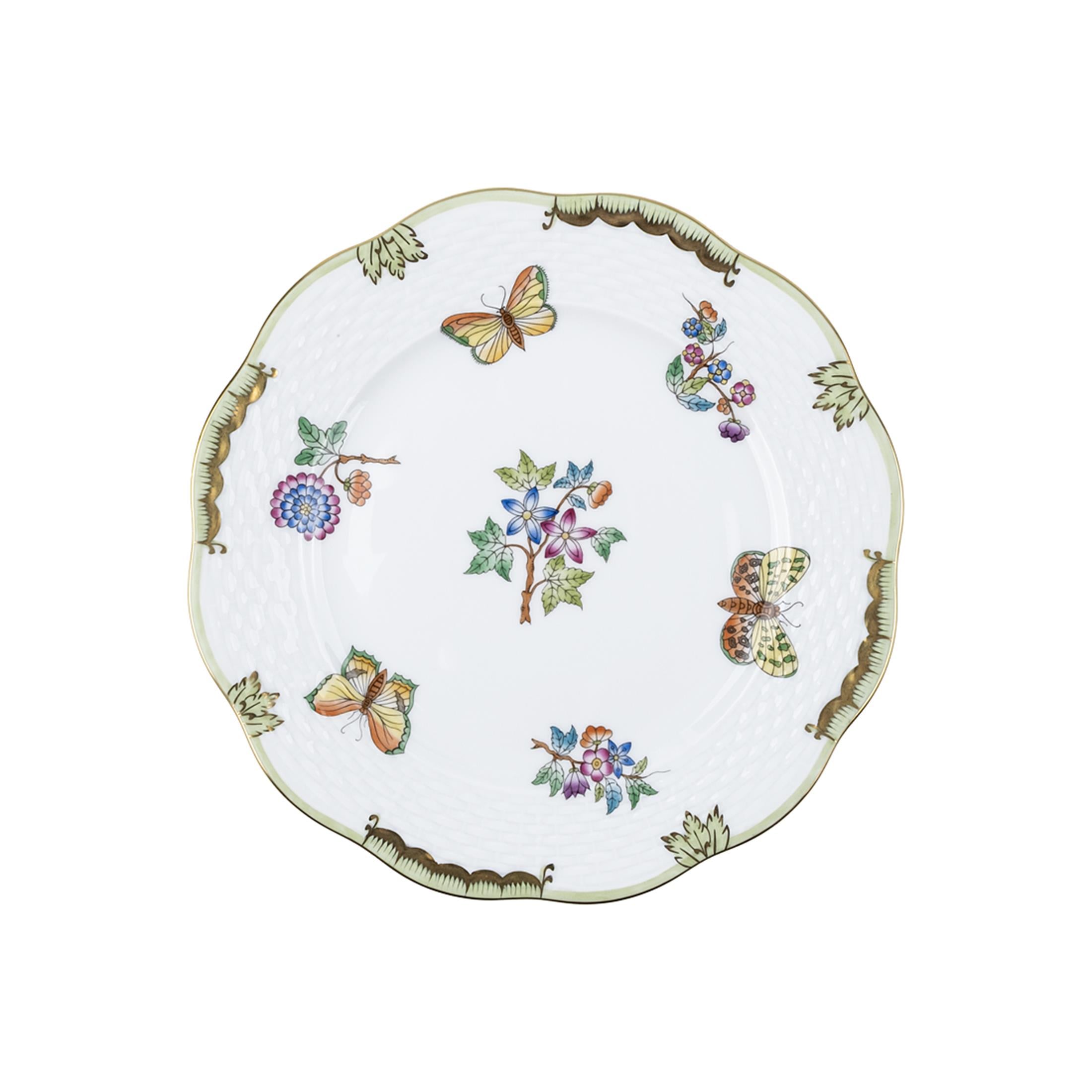 HEREND Pasta Tabağı 19cm Queen Victoria Renkli