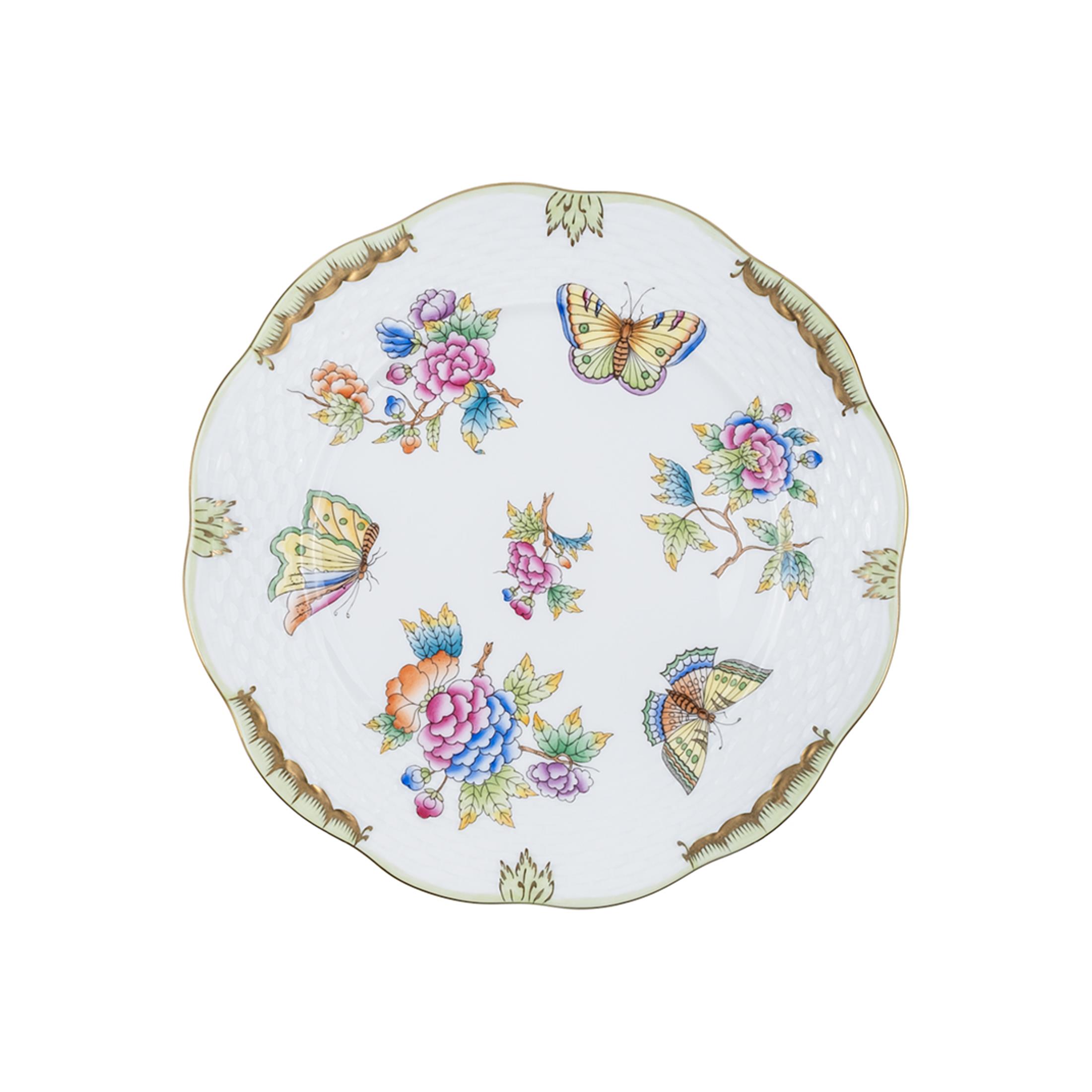 HEREND Pasta Tabağı 19cm Queen Victoria Klasik Renkli