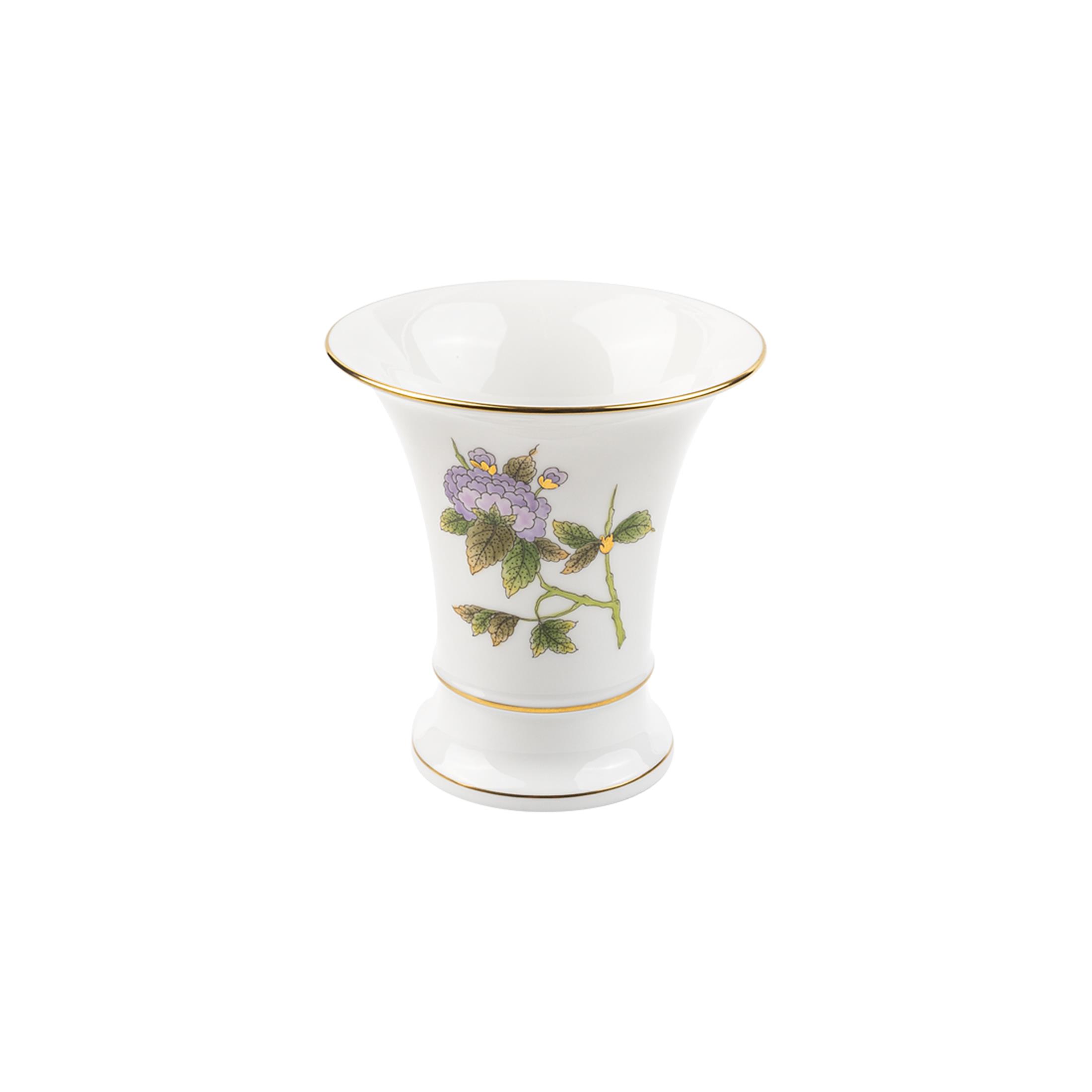 HEREND Vase 10cm Victoria Lila Green