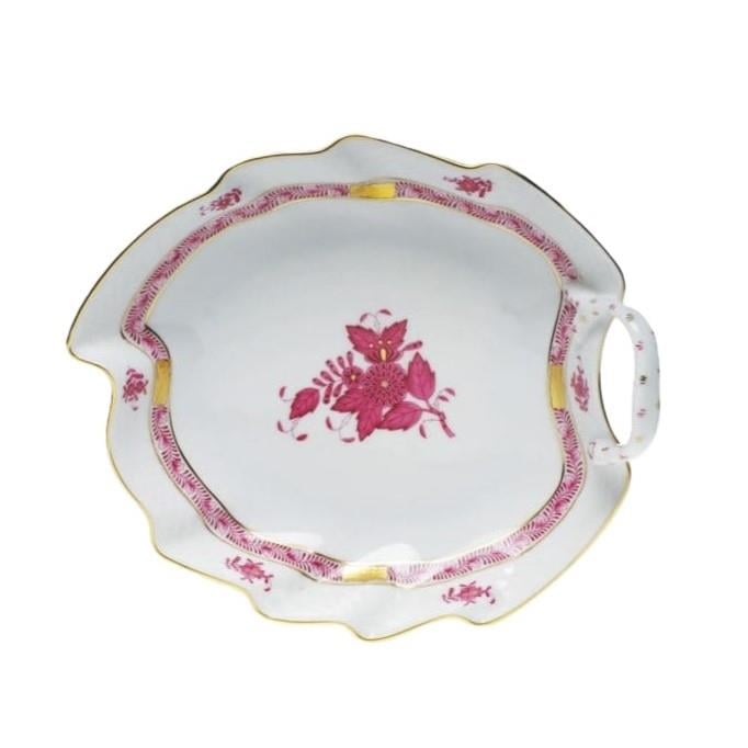 HEREND Yaprak Servislik 24cm Apponyi Pembe