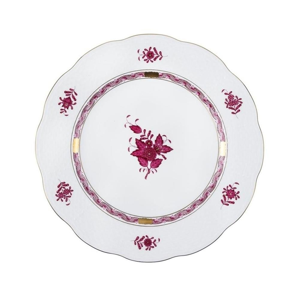 HEREND Dinner Service Plate 25,5cm Apponyi Pink