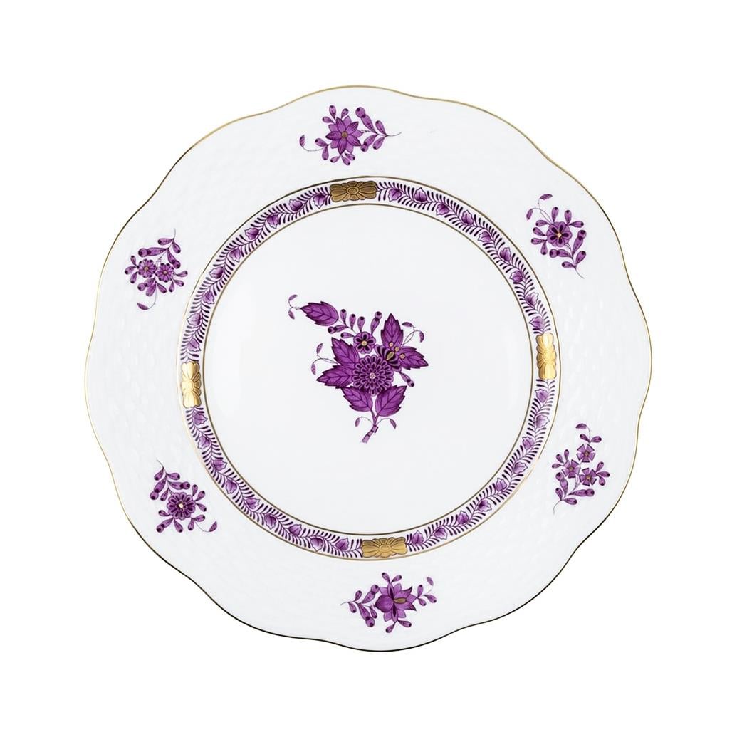 HEREND Yemek Servis Tabağı 25,5cm Apponyi Mor