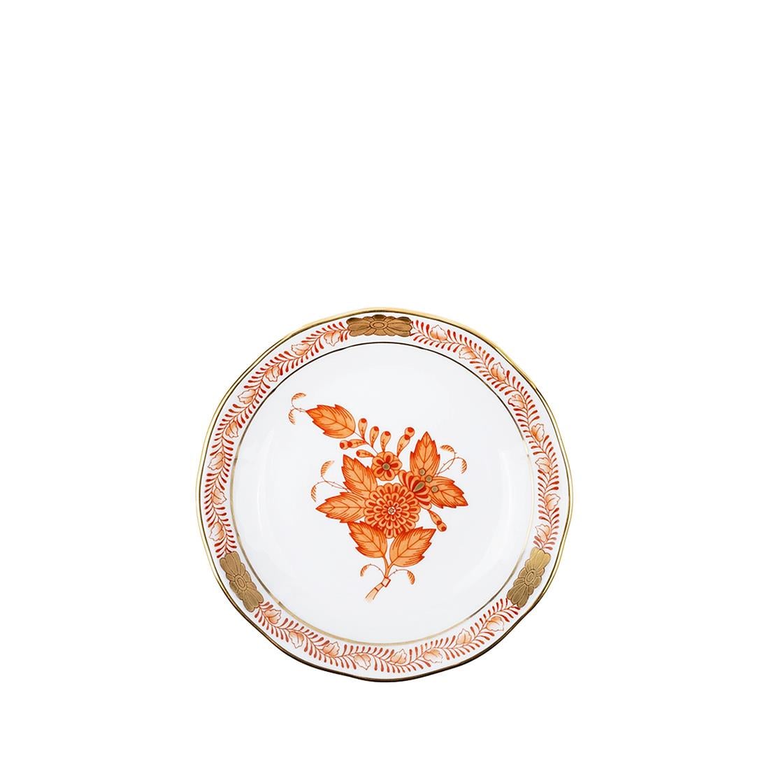 HEREND Yuvarlak Küçük Lokumluk 9,5cm Apponyi Turuncu