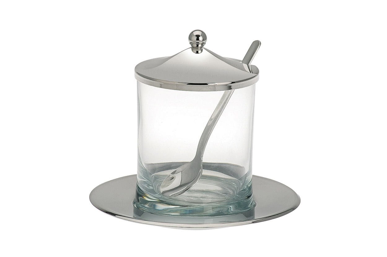 HERMANN BAUER 10cm Kaşıklı Bal&Reçel Kavanozu