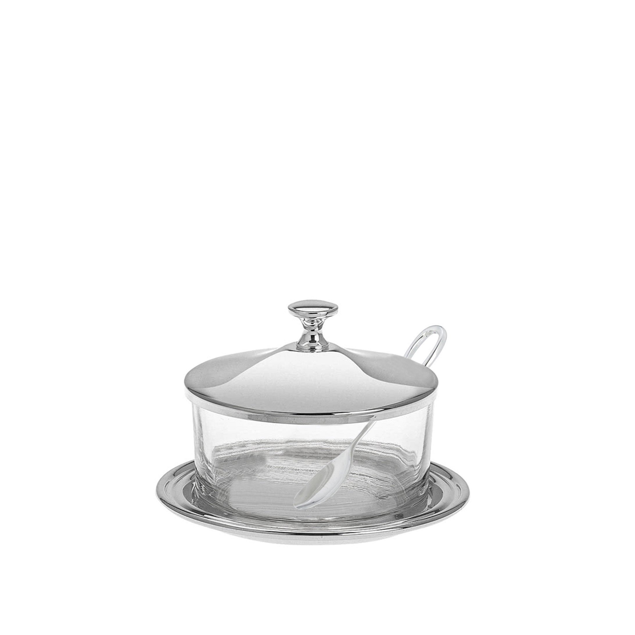 HERMANN BAUER 6cm Kaşıklı Bal&Reçel Kavanozu